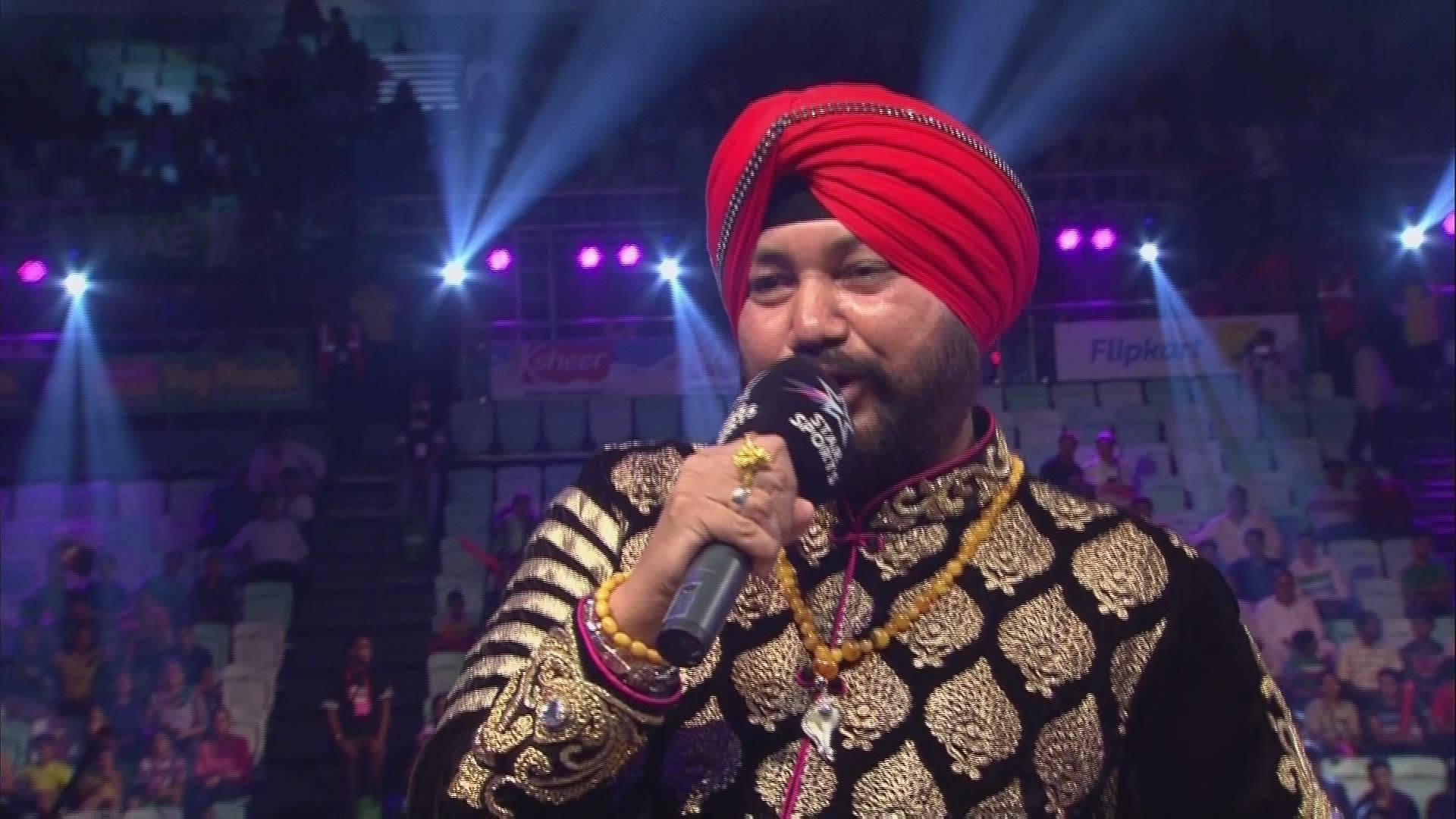 1920x1080 Daler Mehndi graces the Delhi leg of PKL 2015