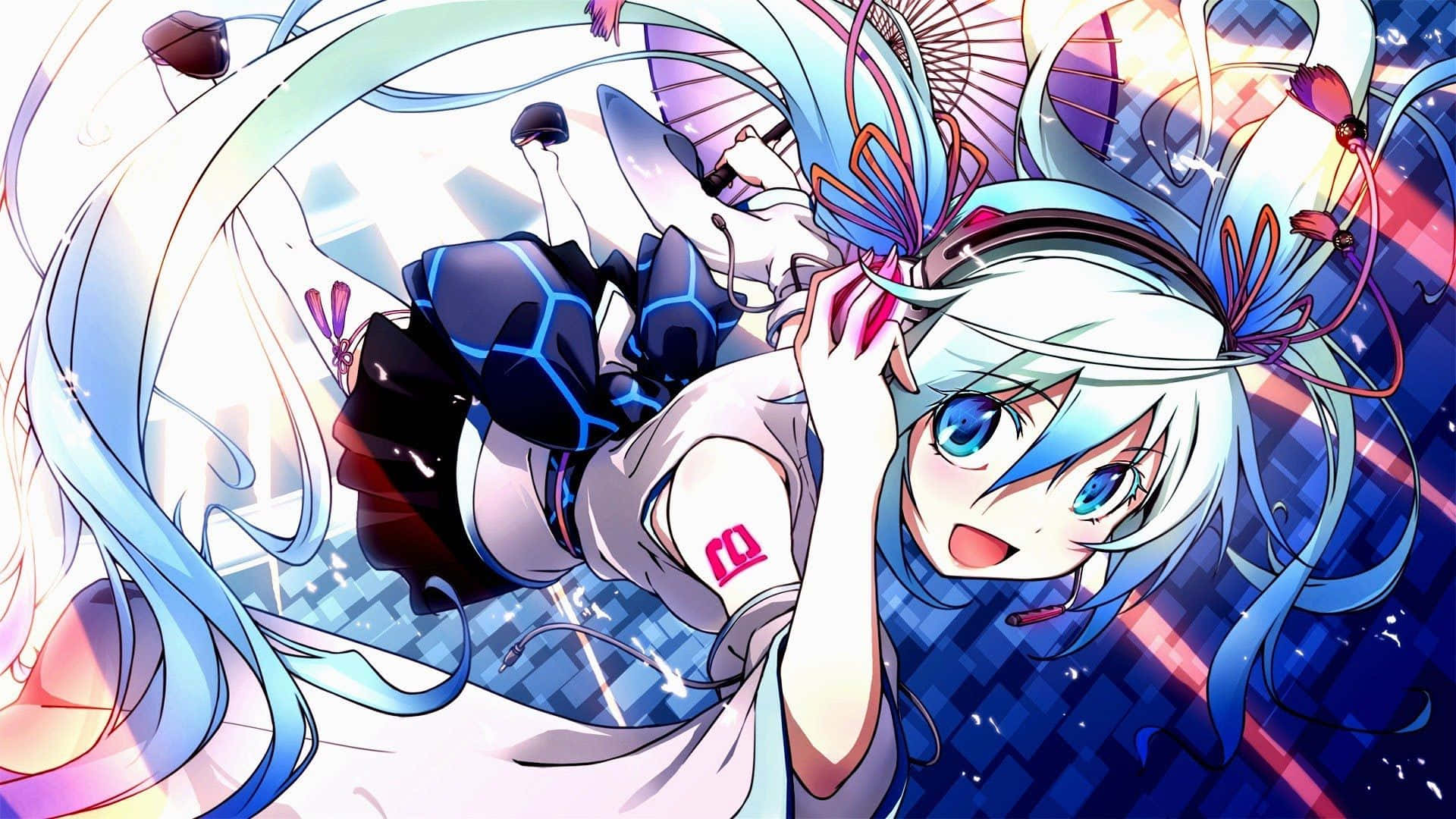 1920x1080 Download Hatsune Miku From Vocaloid Animecore Wallpaper