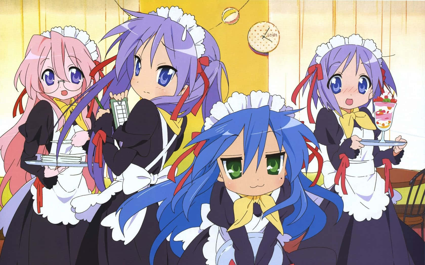 1680x1050 Download Animecore Lucky Star Anime Series Wallpaper