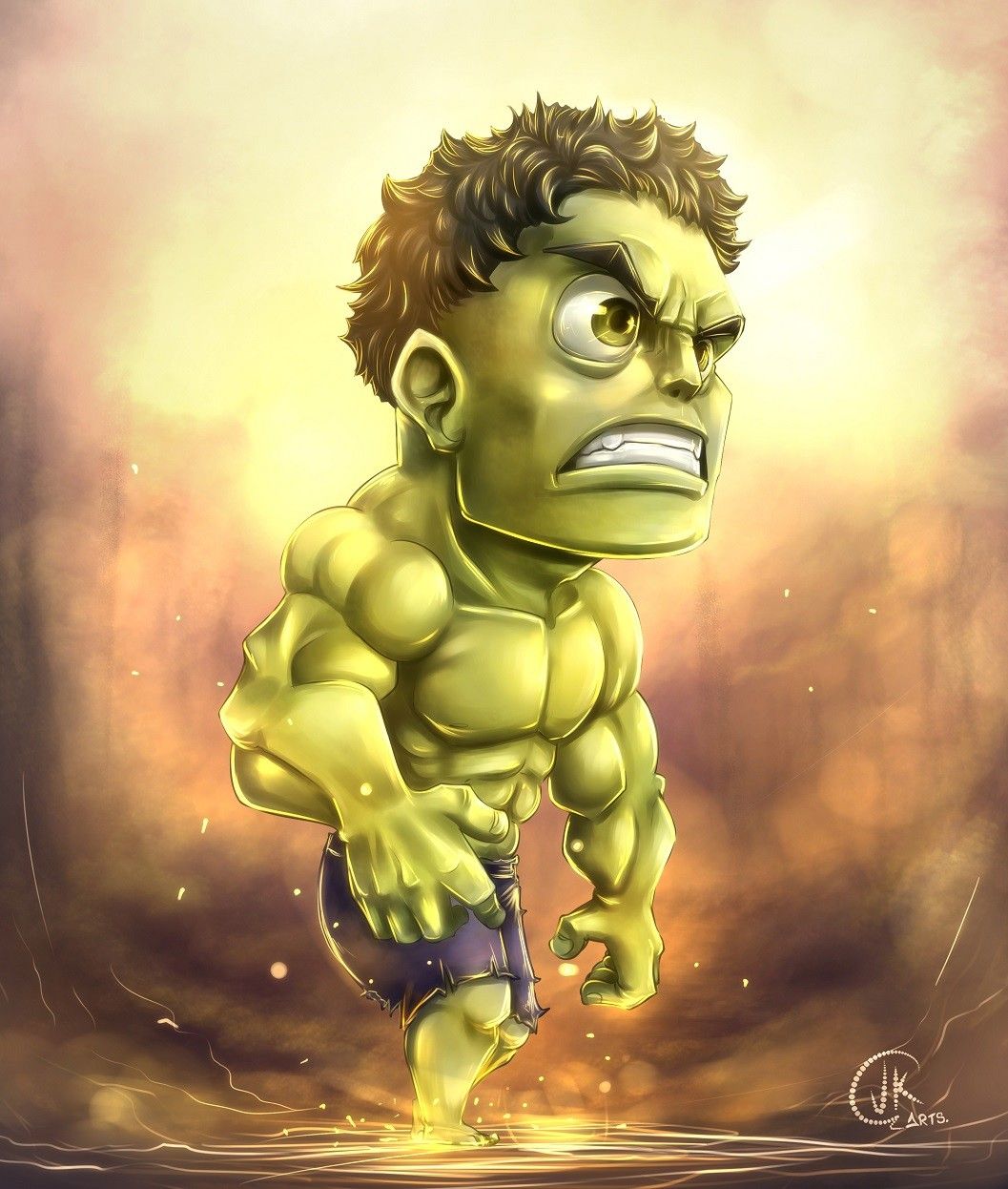 1057x1246 Hulk chibi