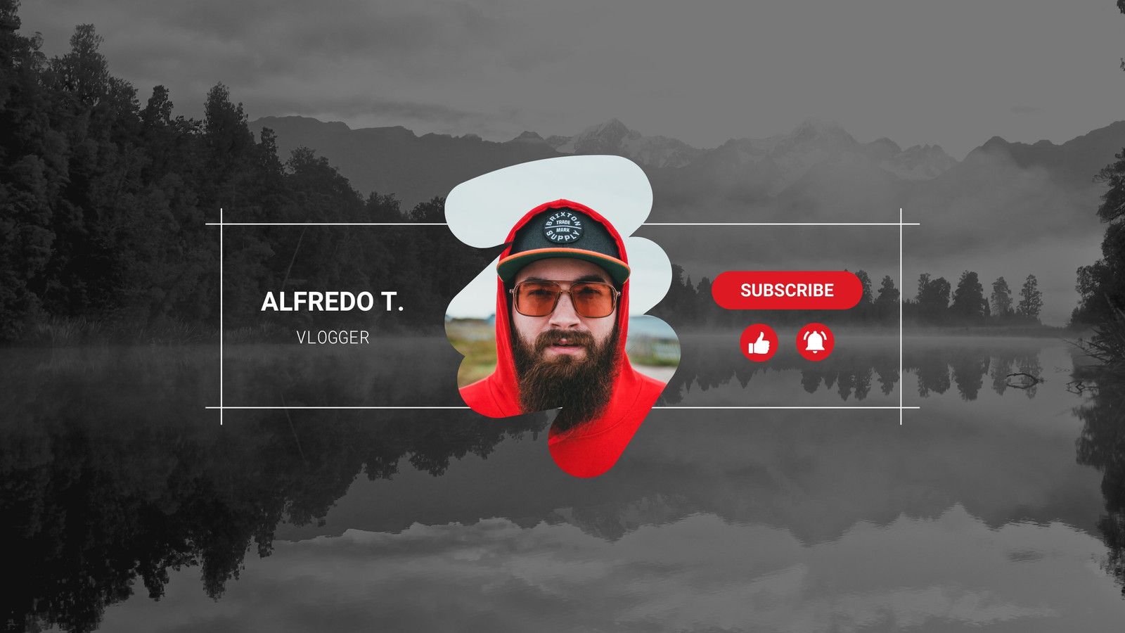 1600x900 Free and customizable YouTube channel art templates
