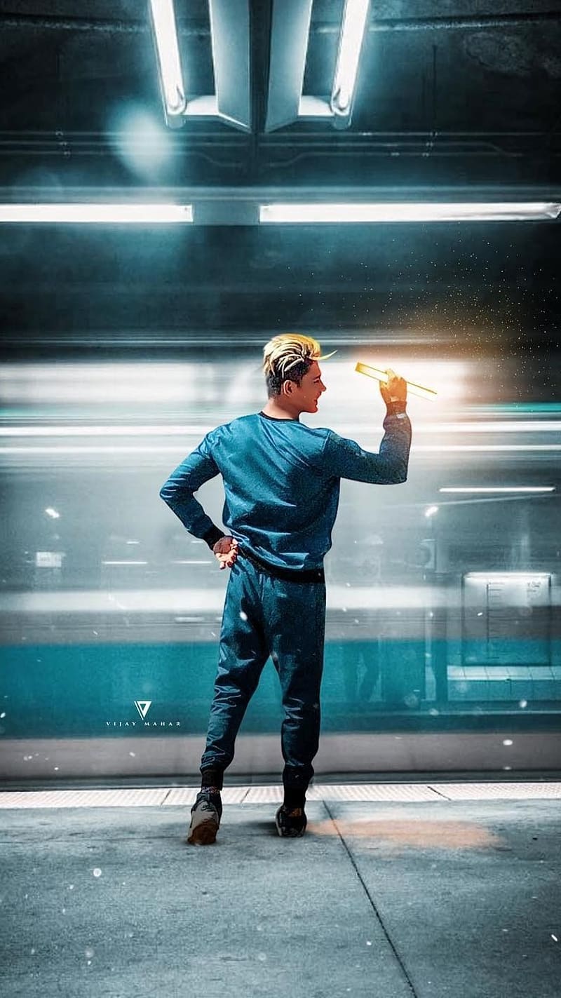 800x1423 Danish Zehen, Train Motion Blur, youtuber, vlogger, HD phone wallpaper