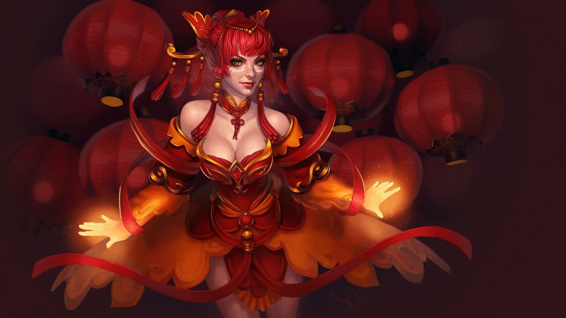 1920x1080 Lina, Dota, Dota Lina Inverse Wallpaper HD / Desktop and Mobile Background