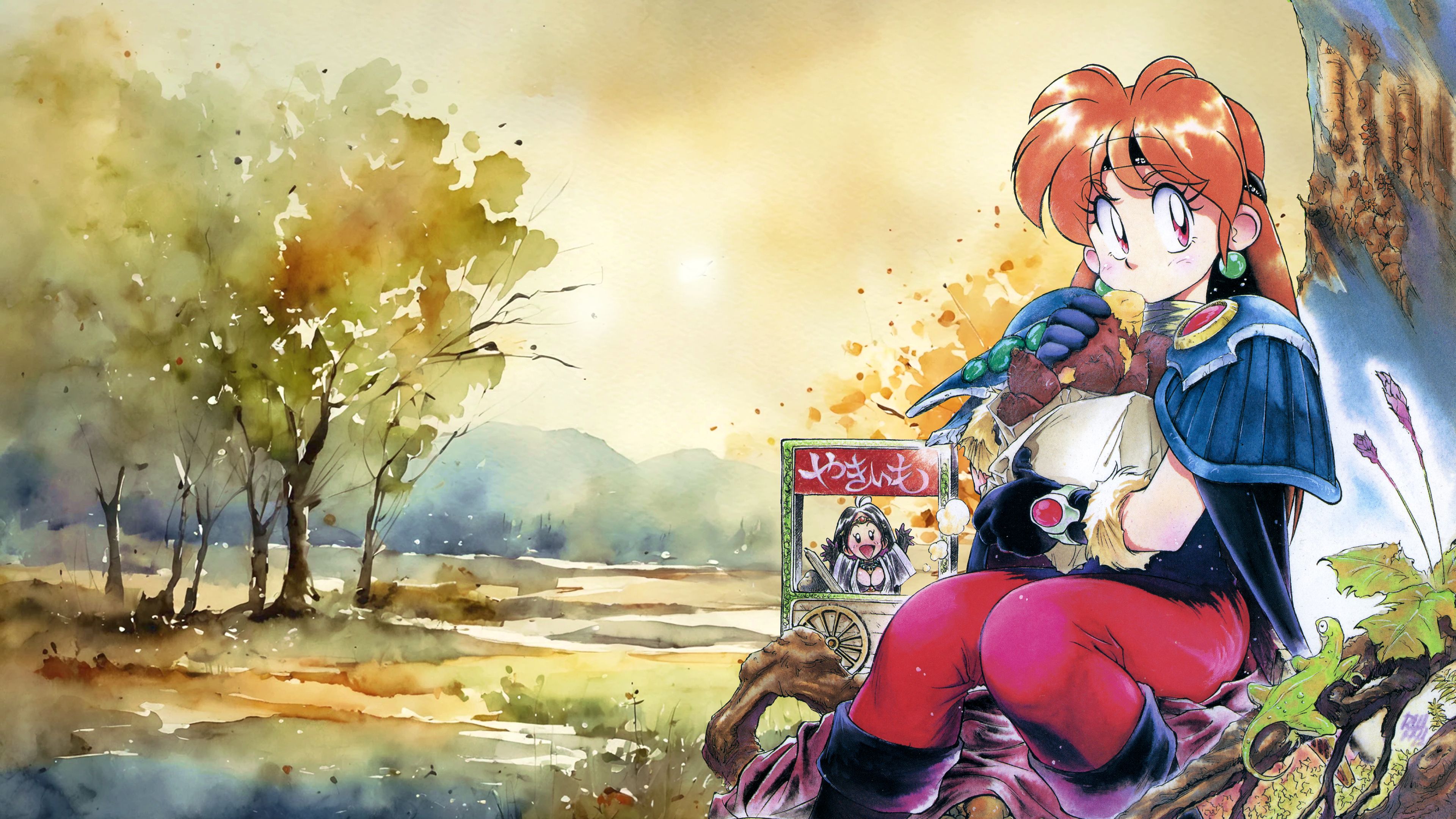 3840x2160 Download Anime Slayers Lina Inverse Naga The Serpent 4k Ultra HD Wallpaper