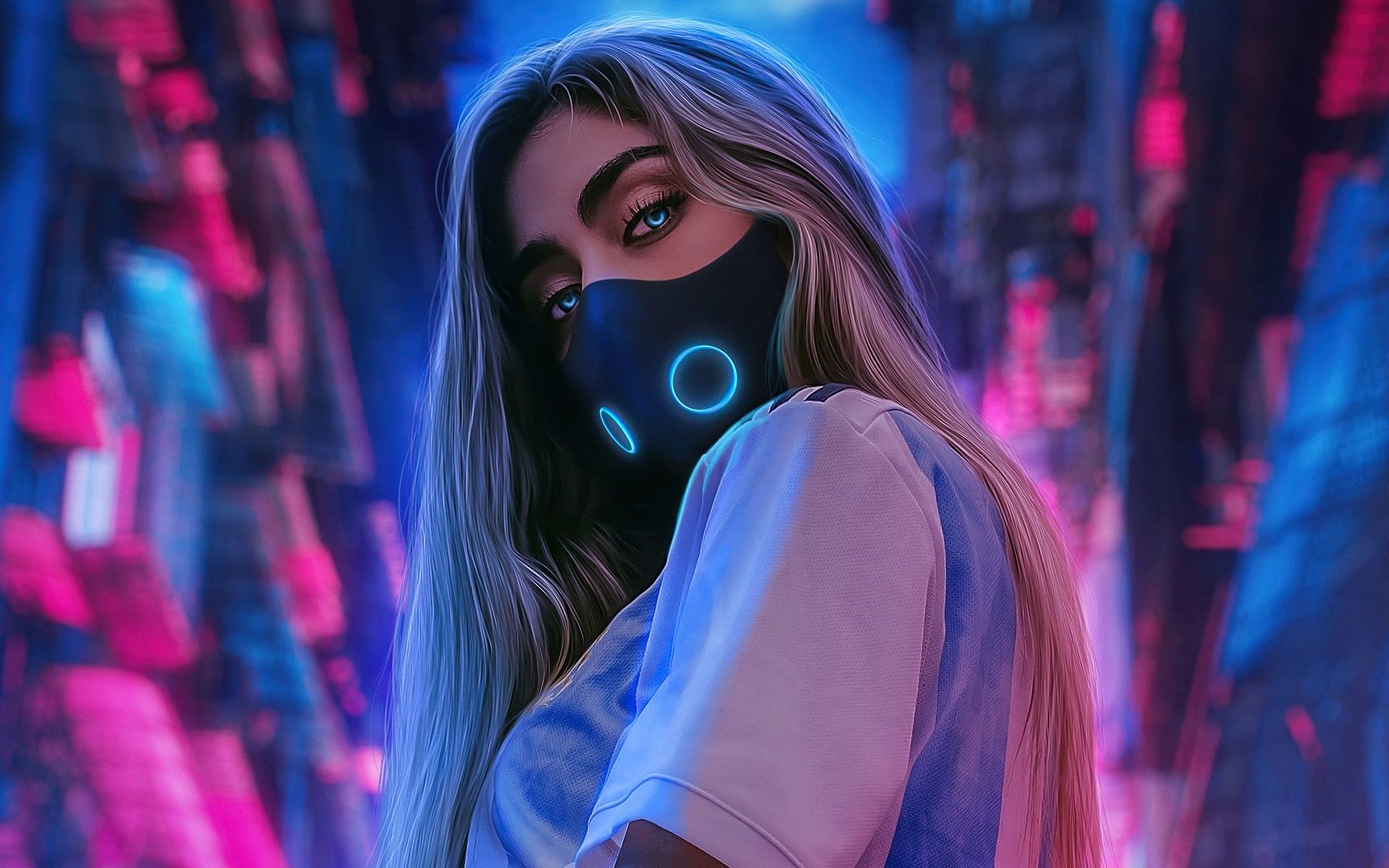 1728x1080 Steam Workshop::NEON GIRLS