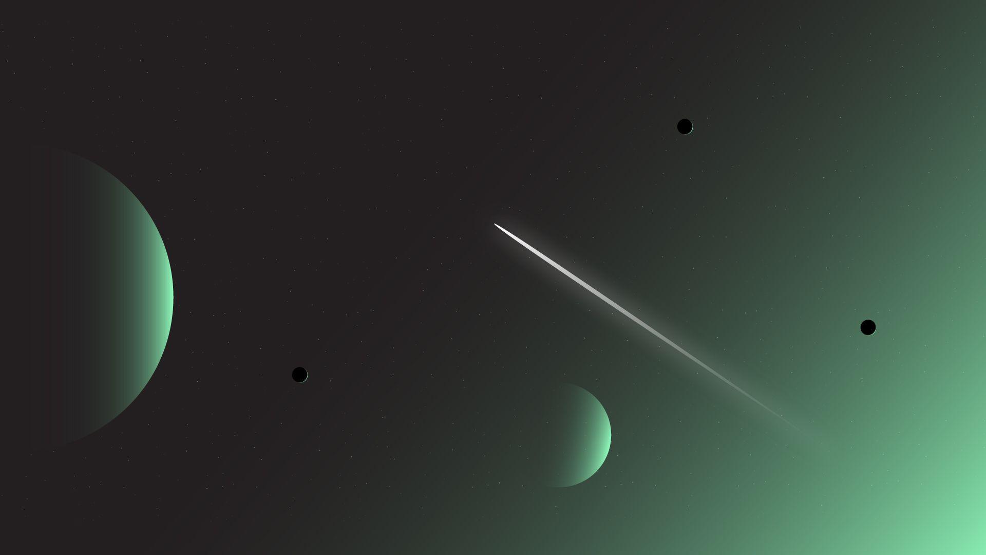 1920x1080 Space Art Minimalist Laptop Full HD 1080P HD 4k Wallpaper, Image, Background, Photo and Picture