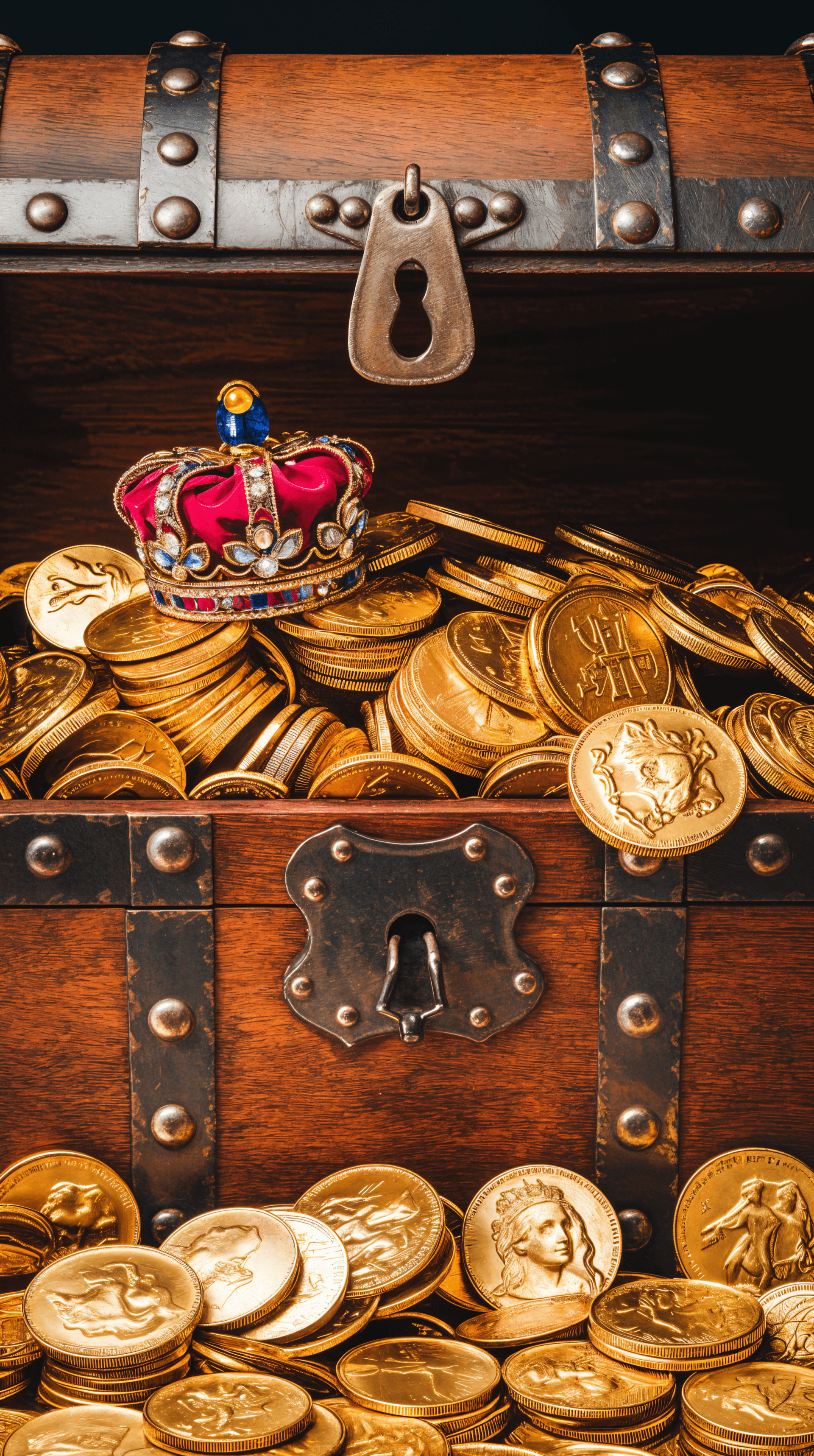 1920x3433 Royal Treasures: A Stunning Phone Wallpaper