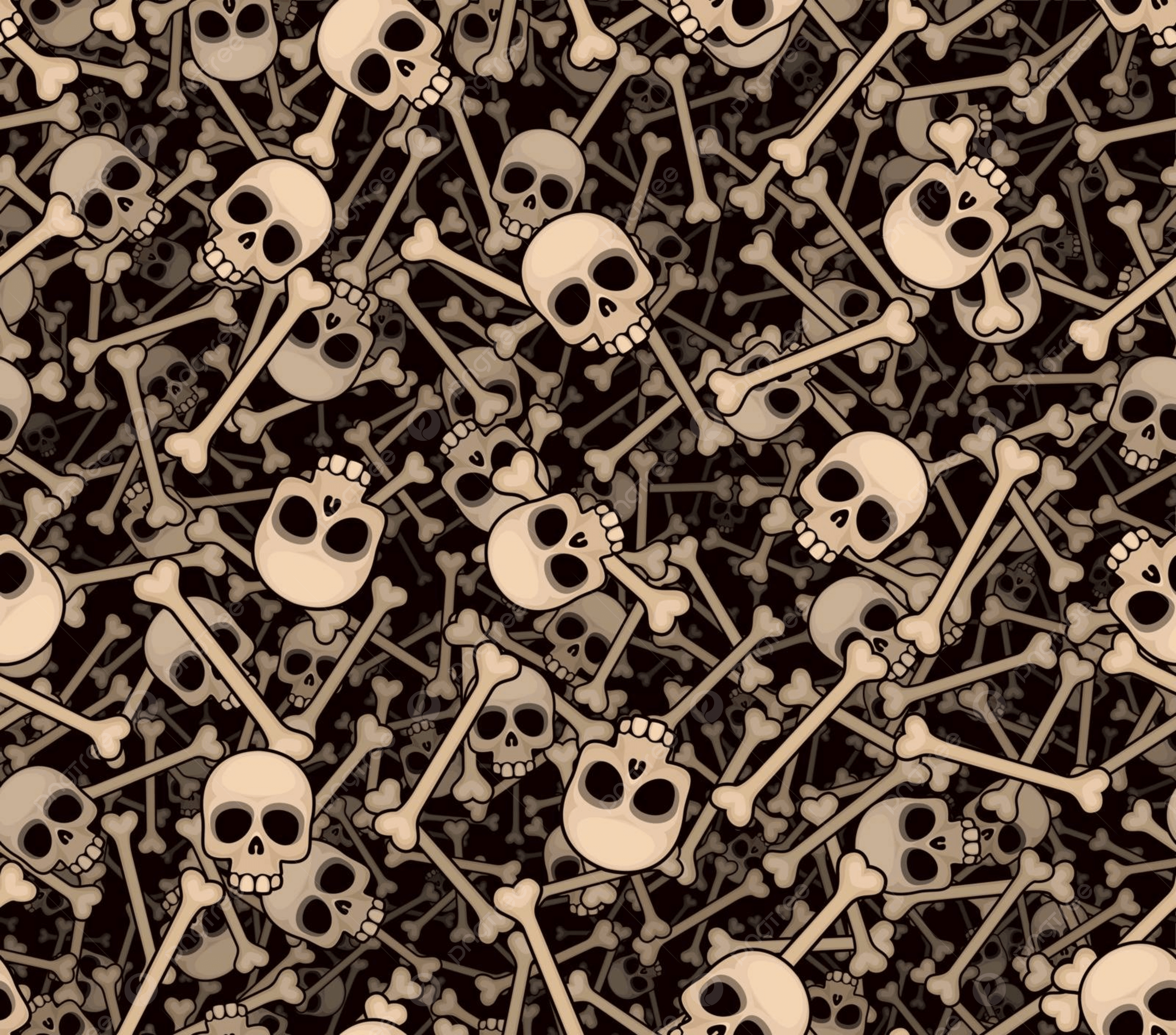 2500x2200 Skulls And Bones Seamless Background Symbol Human Bone Wallpaper Vector, Symbol, Human Bone, Wallpaper Illustration Background And Wallpaper For Free Download