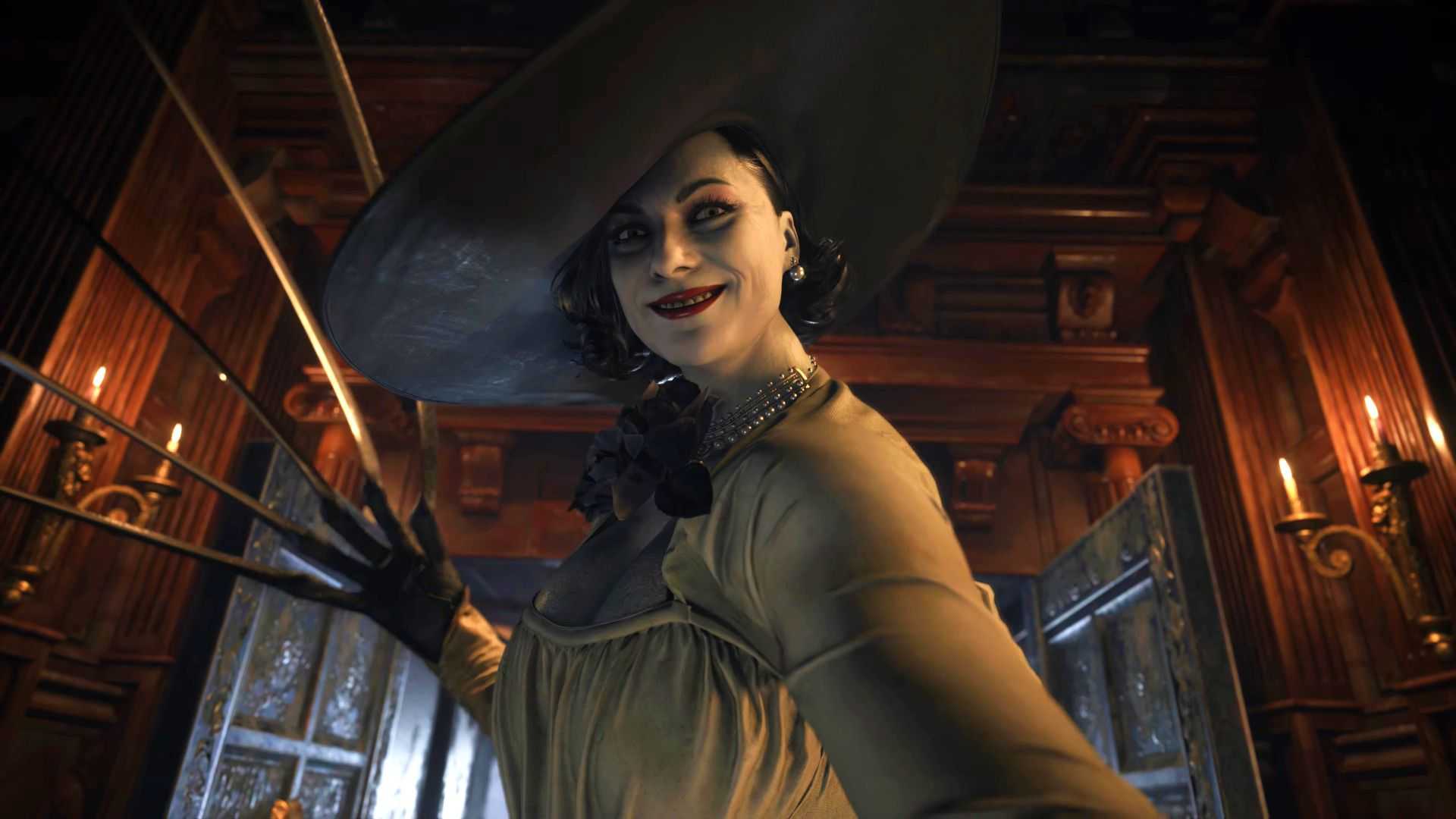 1920x1080 Alcina Dimitrescu Wallpaper