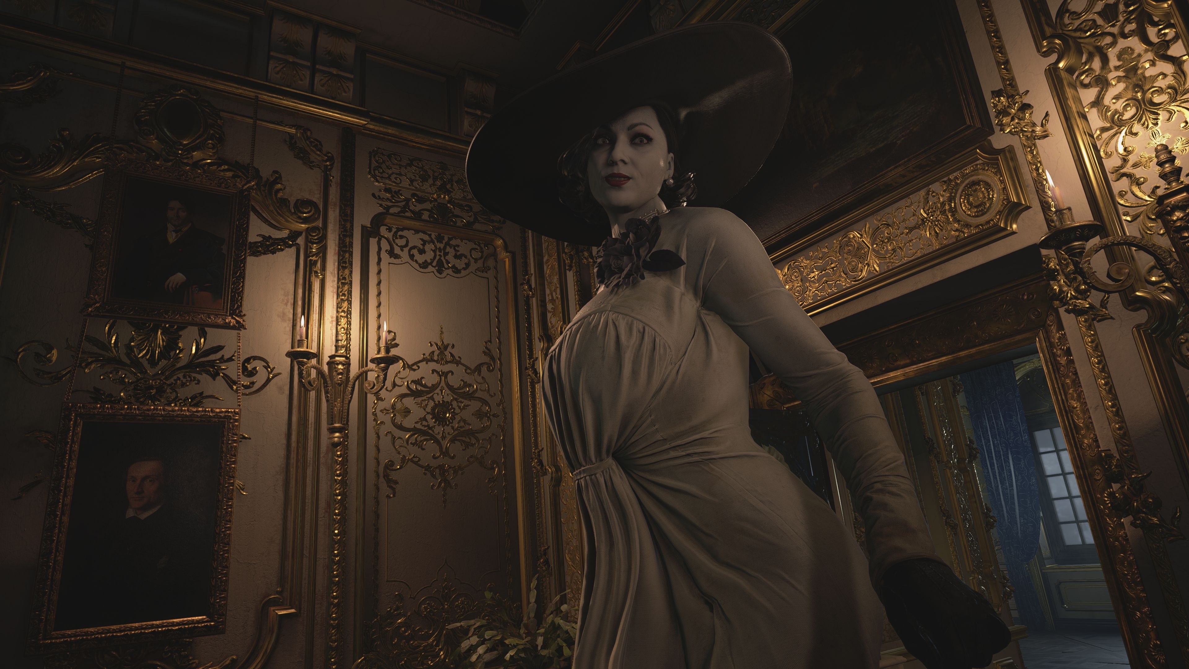 3840x2160 Phone wallpaper: Alcina Dimitrescu, Video Game, Resident Evil Village, Resident Evil 504028