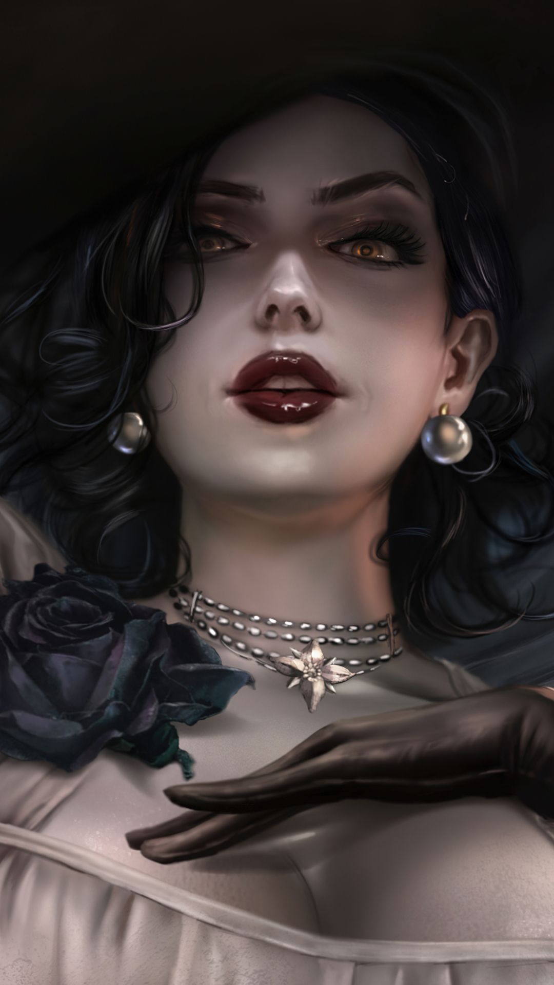 1080x1920 Phone wallpaper: Alcina Dimitrescu, Video Game, Resident Evil Village, Resident Evil 1187408