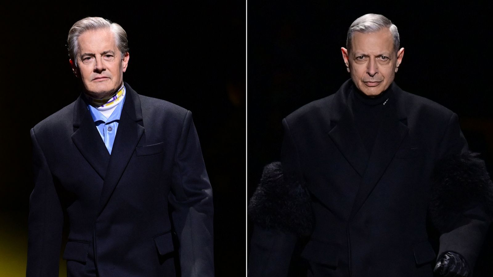 1600x900 Kyle MacLachlan and Jeff Goldblum, everyone's internet husbands, walk Prada runway