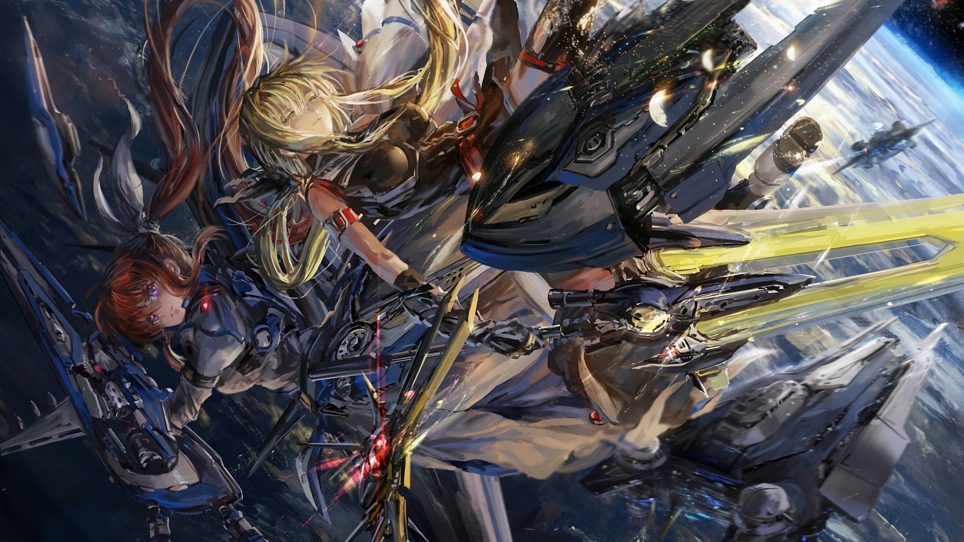 1920x1080 Magical Girl Lyrical Nanoha: Dynamic Anime HD Wallpaper