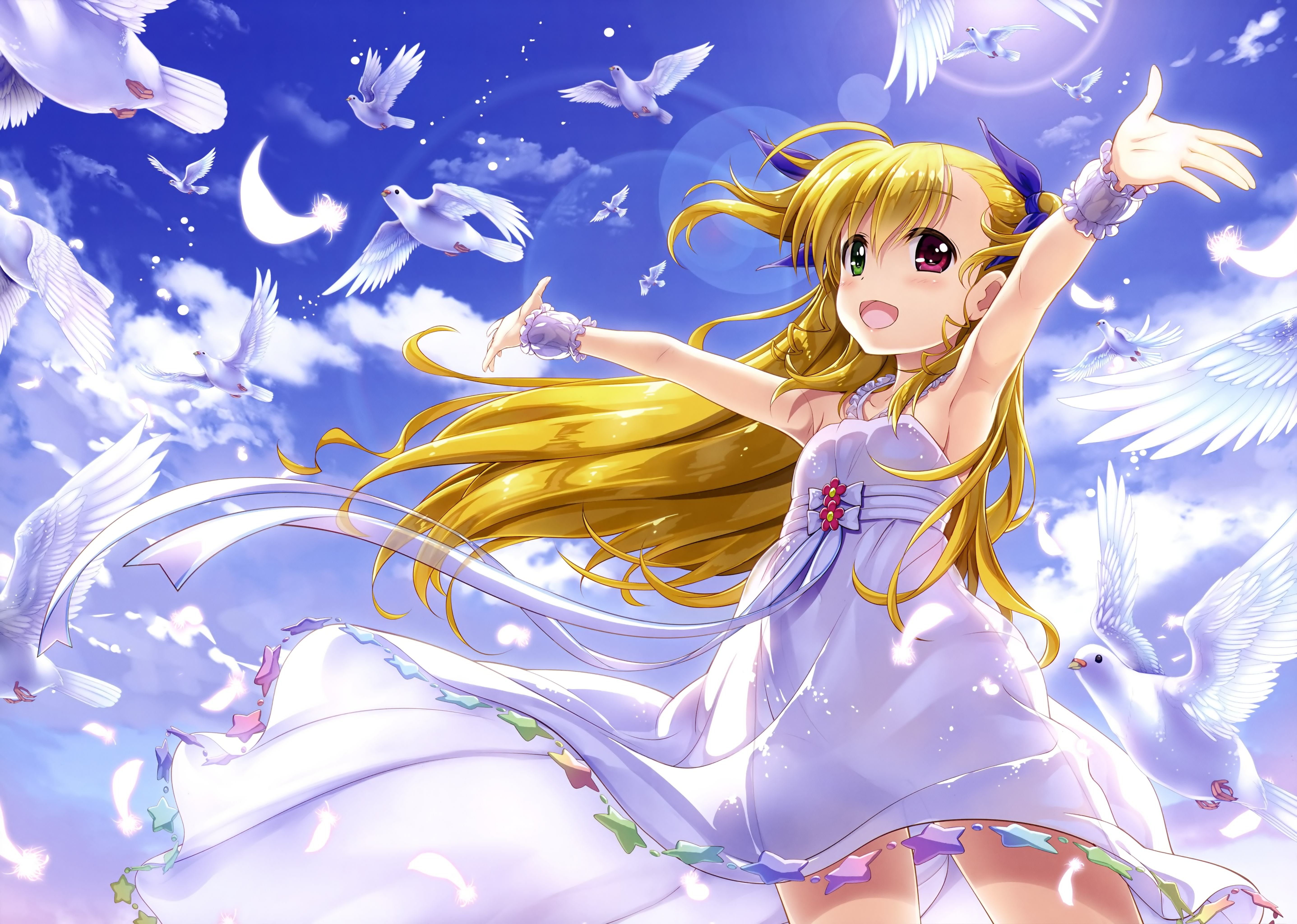 5749x4097 Free the sky, clouds 5K wallpaper for desktop and phone