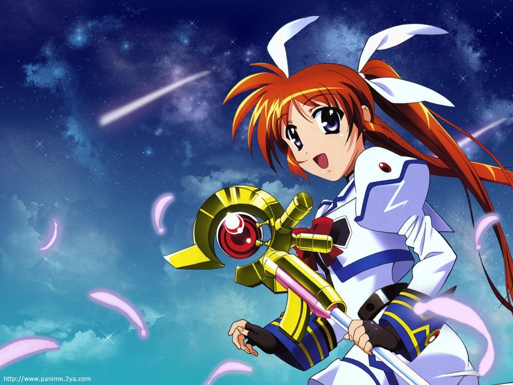 1024x768 Takamachi Nanoha Shoujo Lyrical Nanoha by Oruton Anime Image Board