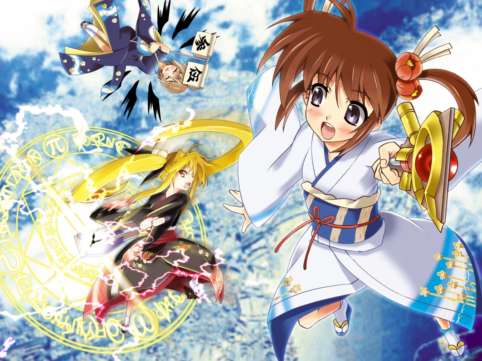 1600x1200 Anime Character wallpaper, Mahou Shoujo Lyrical Nanoha, Fate Testarossa HD wallpaper