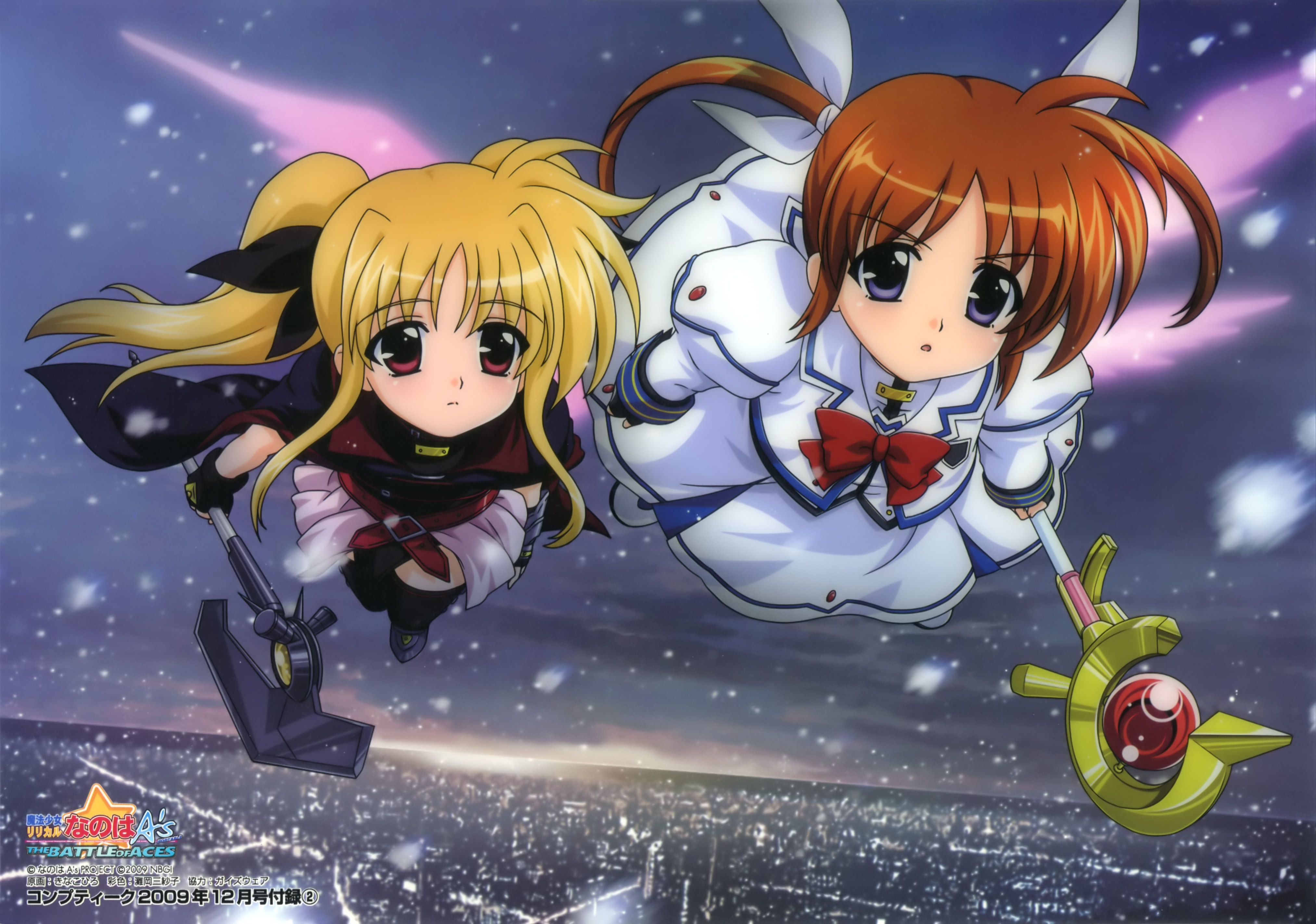 4051x2844 Download Anime Magical Girl Lyrical Nanoha 4k Ultra HD Wallpaperx2844