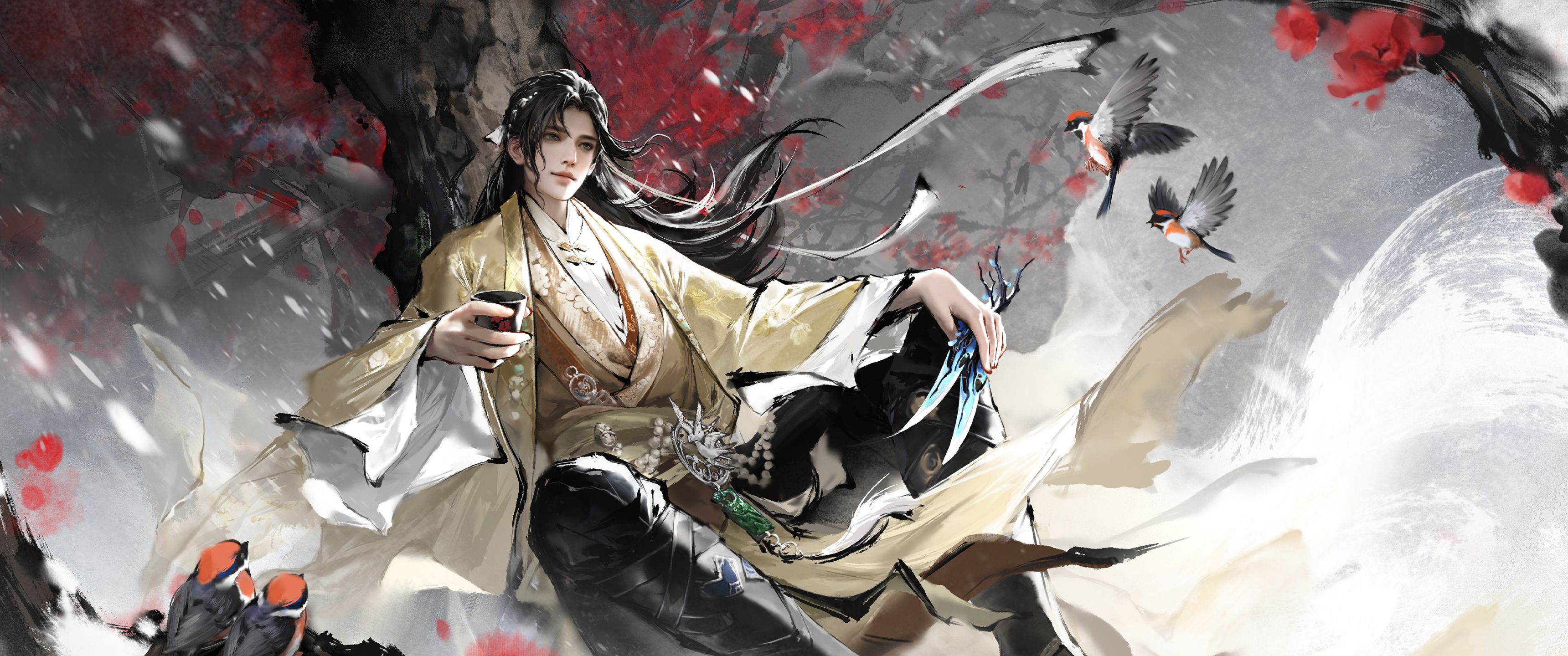 3440x1440 永劫无间李寻欢_IP作品电脑壁纸_4K动态壁纸-网易千千壁纸