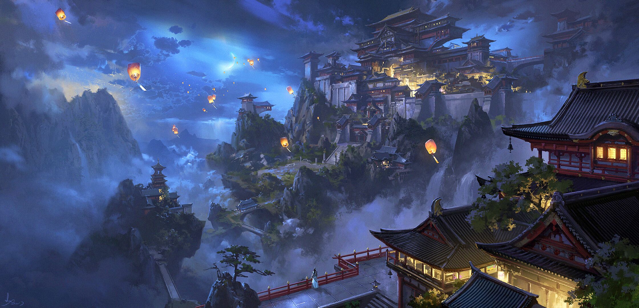 2241x1080 Dual Screen Wallpaper
