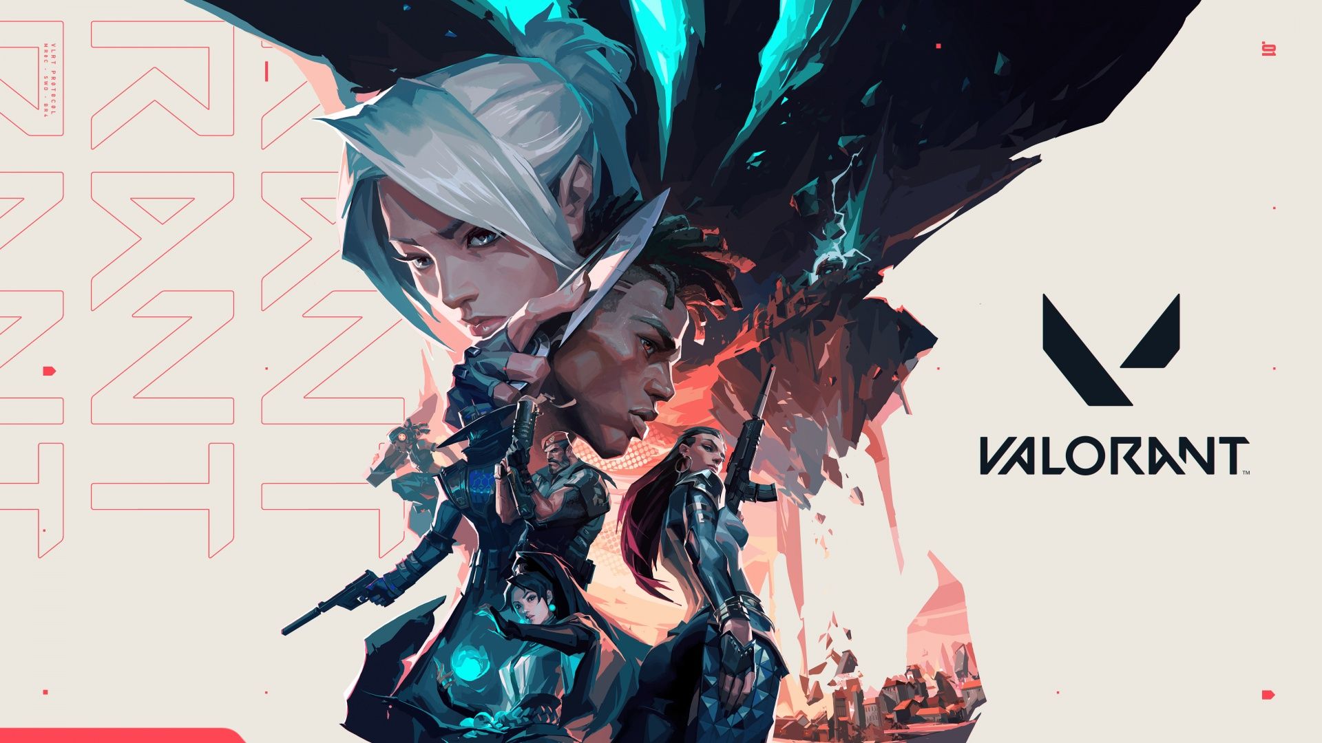 1920x1080 Valorant Wallpaper 4K, Game Art, Reyna, Jett, Phoenix