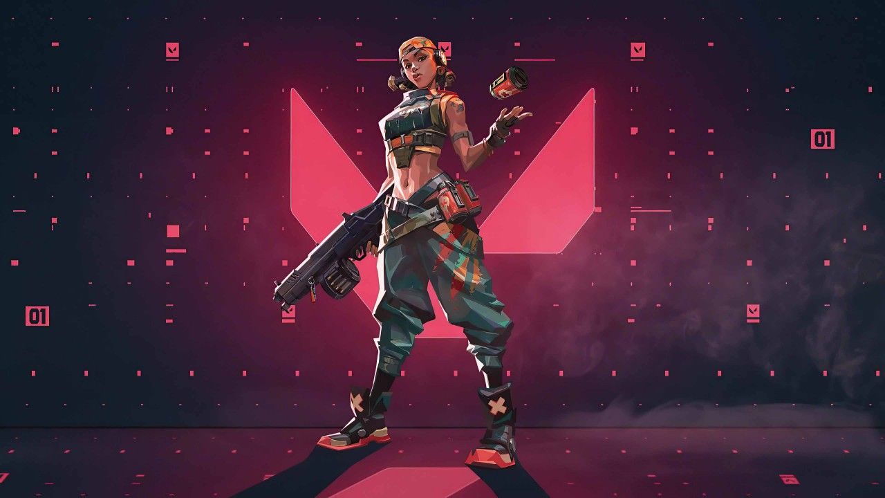 1280x720 Raze 4K HD Valorant Wallpaper