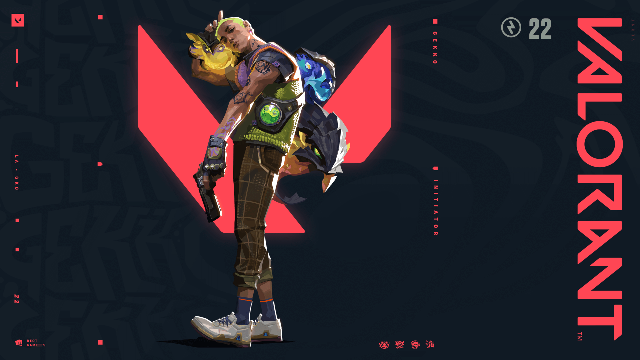 2560x1440 Download Gekko (Valorant) Video Game Valorant HD Wallpaperx1440