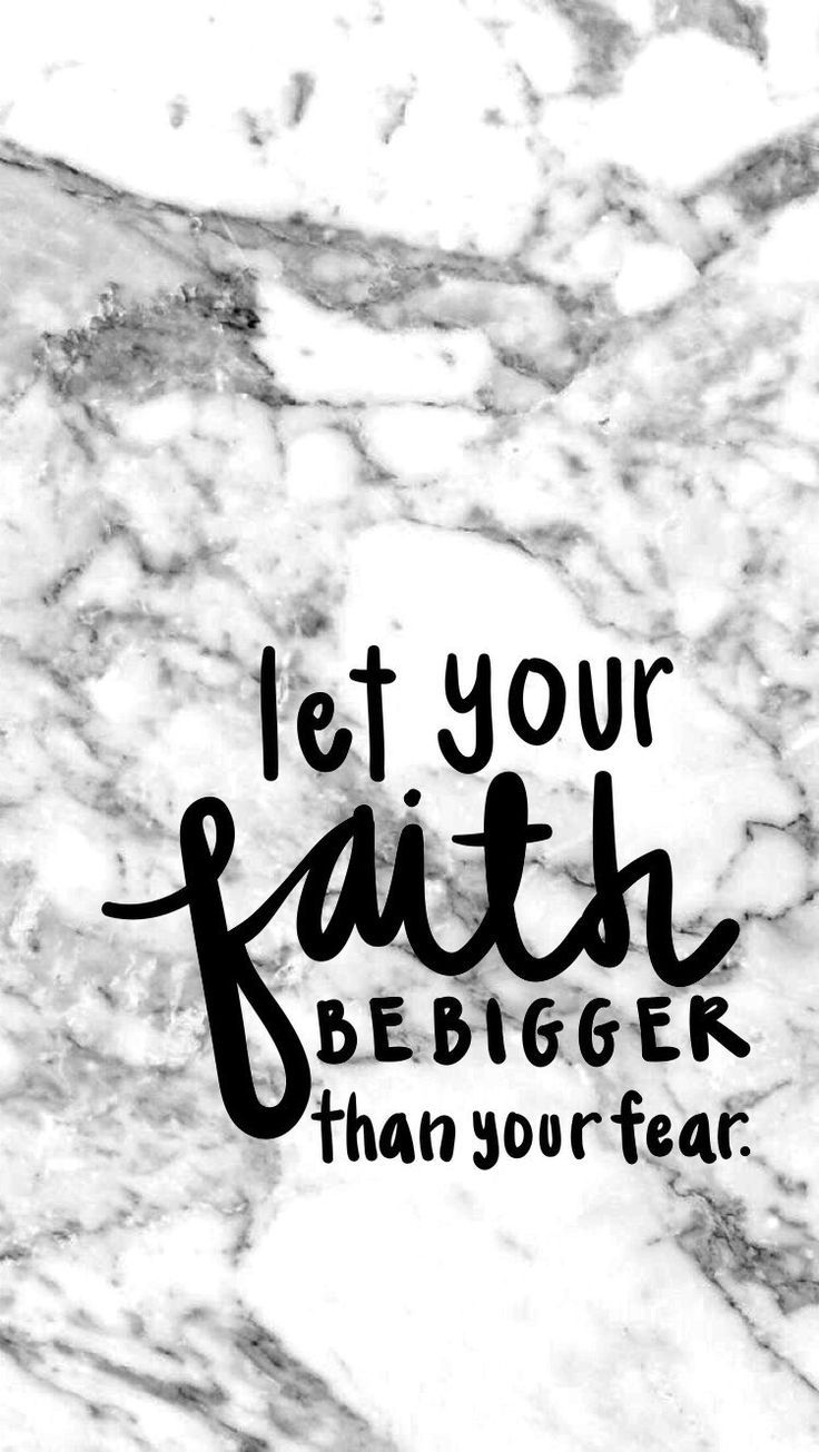 736x1305 Let Your Faith Overcome Fear. Black and white motivational quote, Daily motivation wallpaper, Faith over