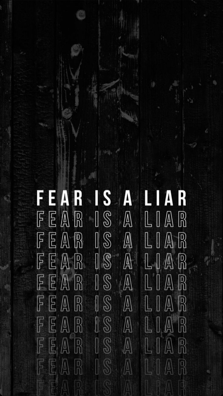 736x1308 fear is a liar