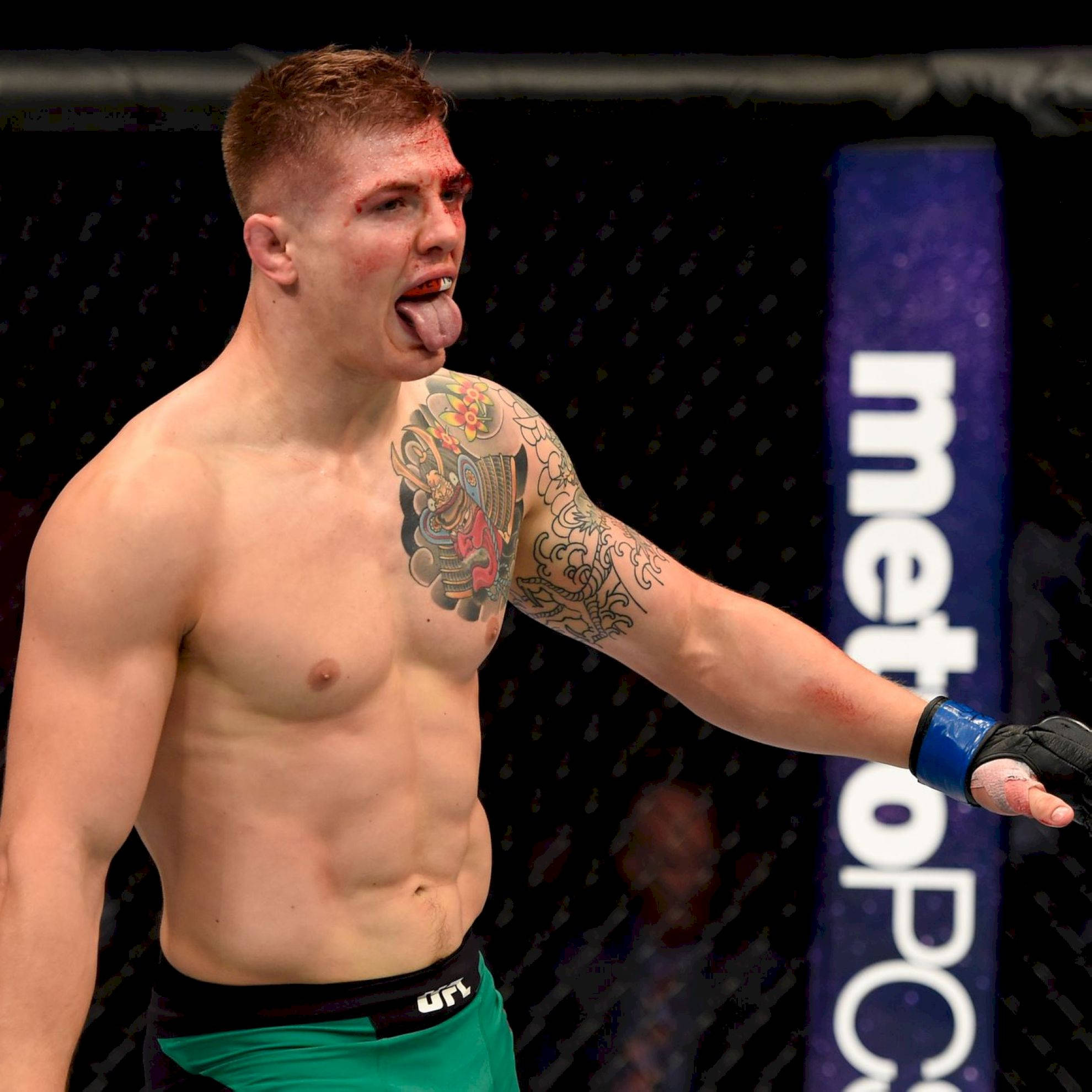 1980x1980 Download Marvin Vettori Sticking His Tongue Out Wallpaper
