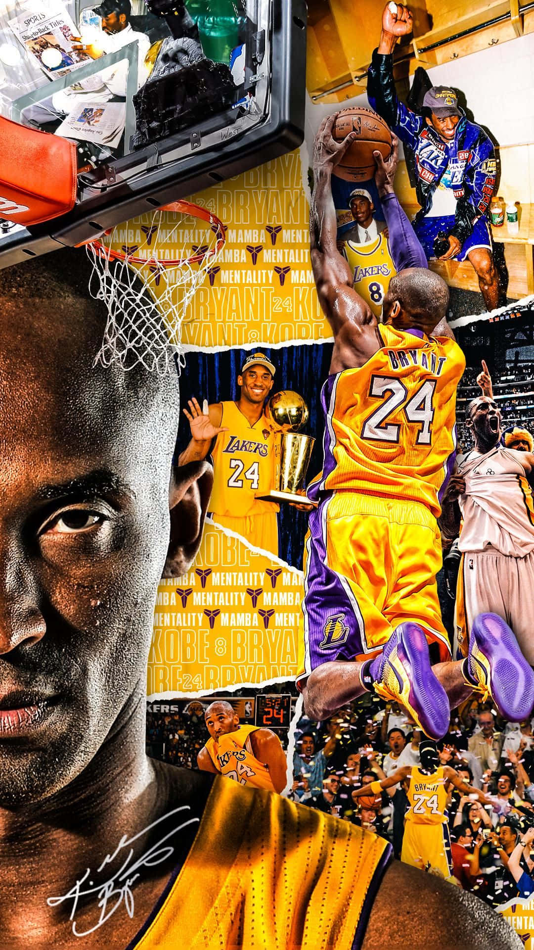 1080x1920 Download Image Kobe Bryant cementing his place as an NBA great Wallpaper
