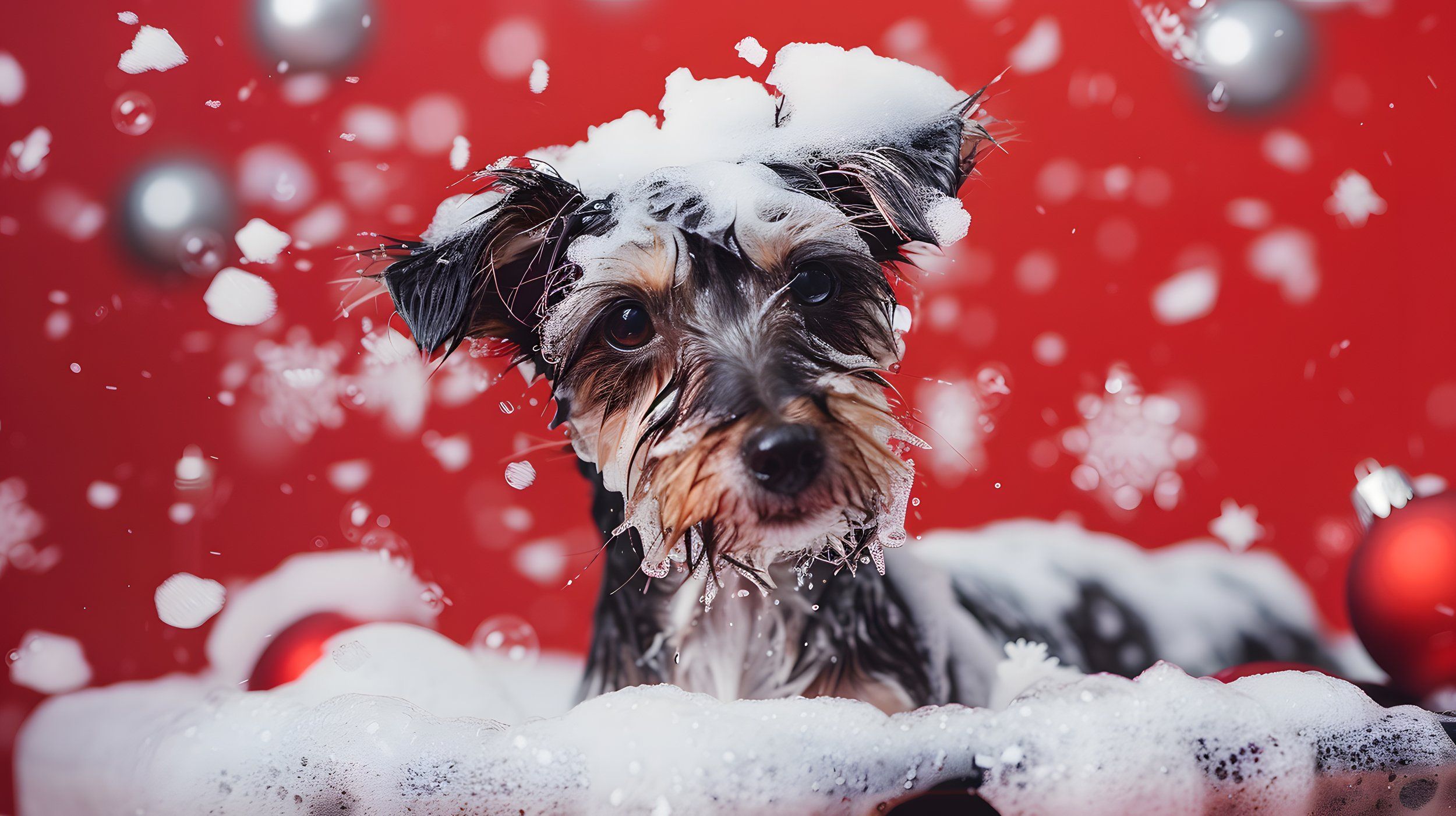 2500x1401 How often to bathe a dog in winter