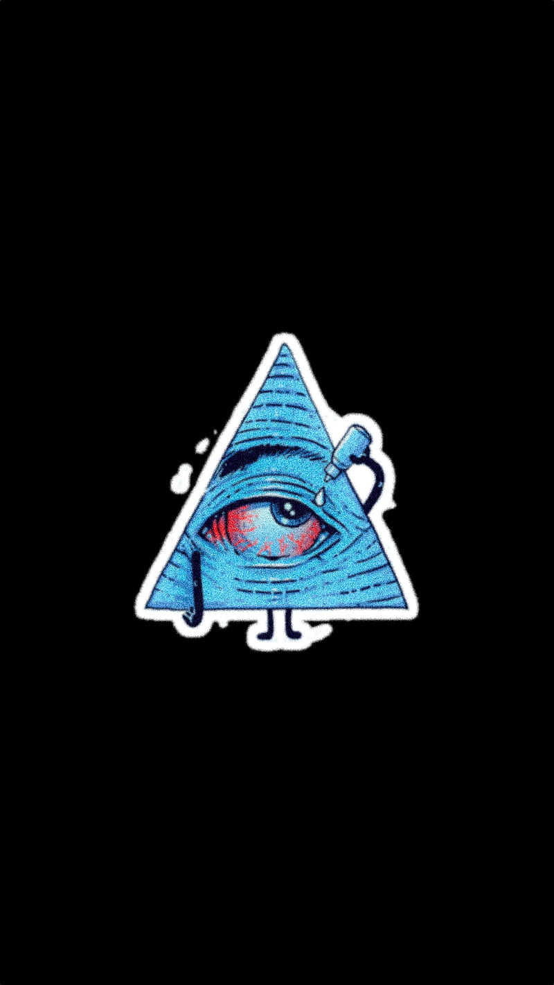 800x1422 All seeing eye drops, all seeing eye, illuminati, funny, HD phone wallpaper