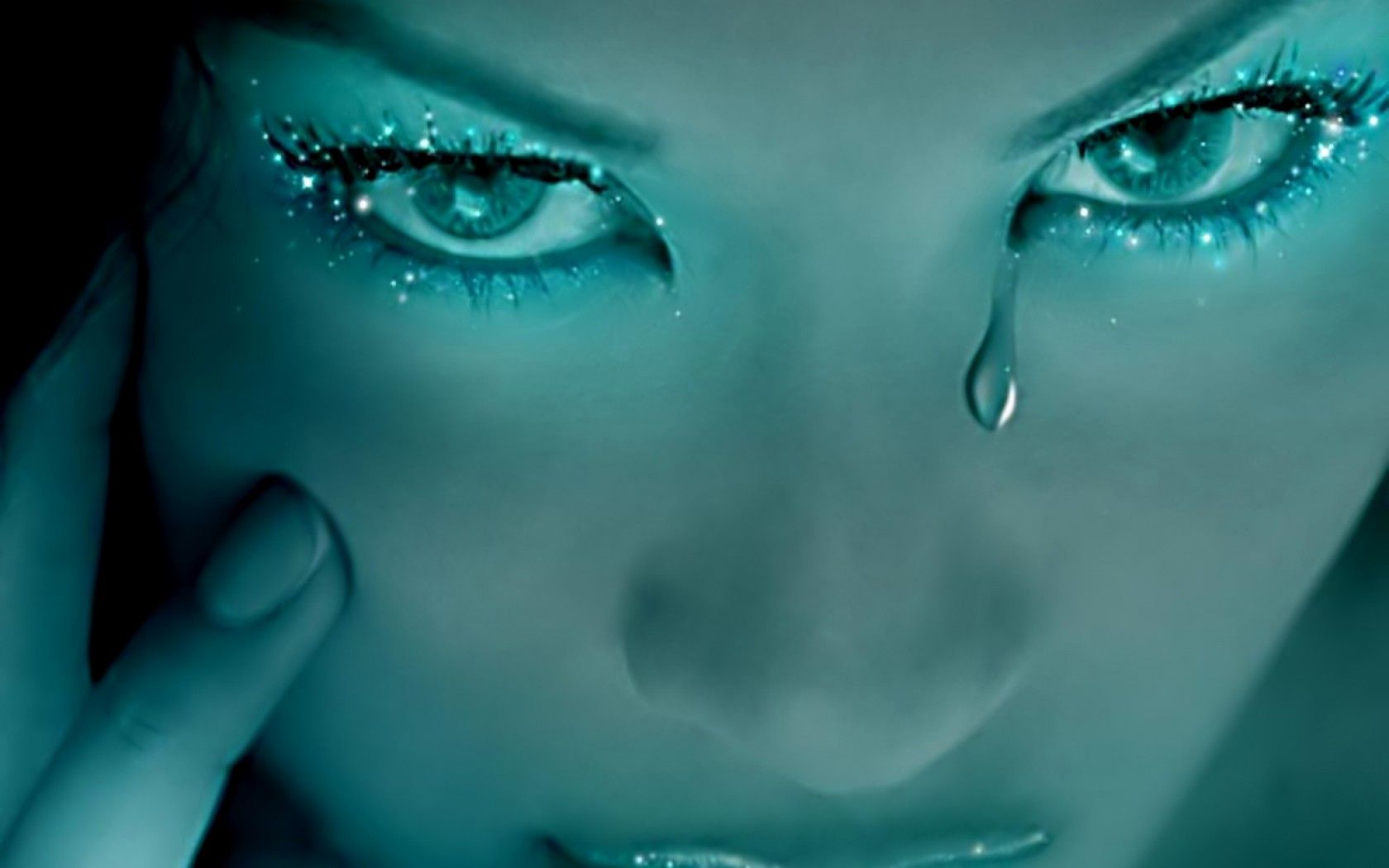 1680x1050 Artistic Eyes: A Stunning HD Wallpaperx1050
