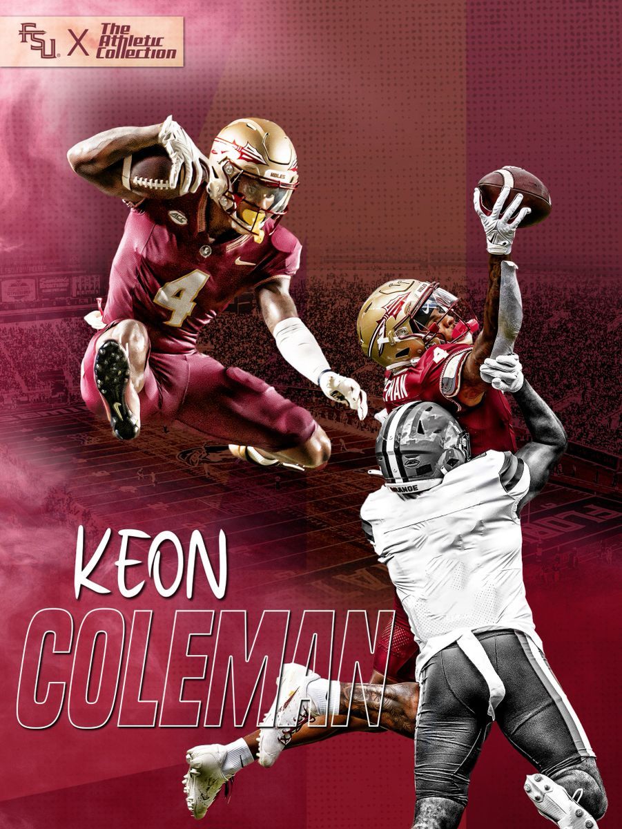 901x1200 Keon Coleman Wallpaper
