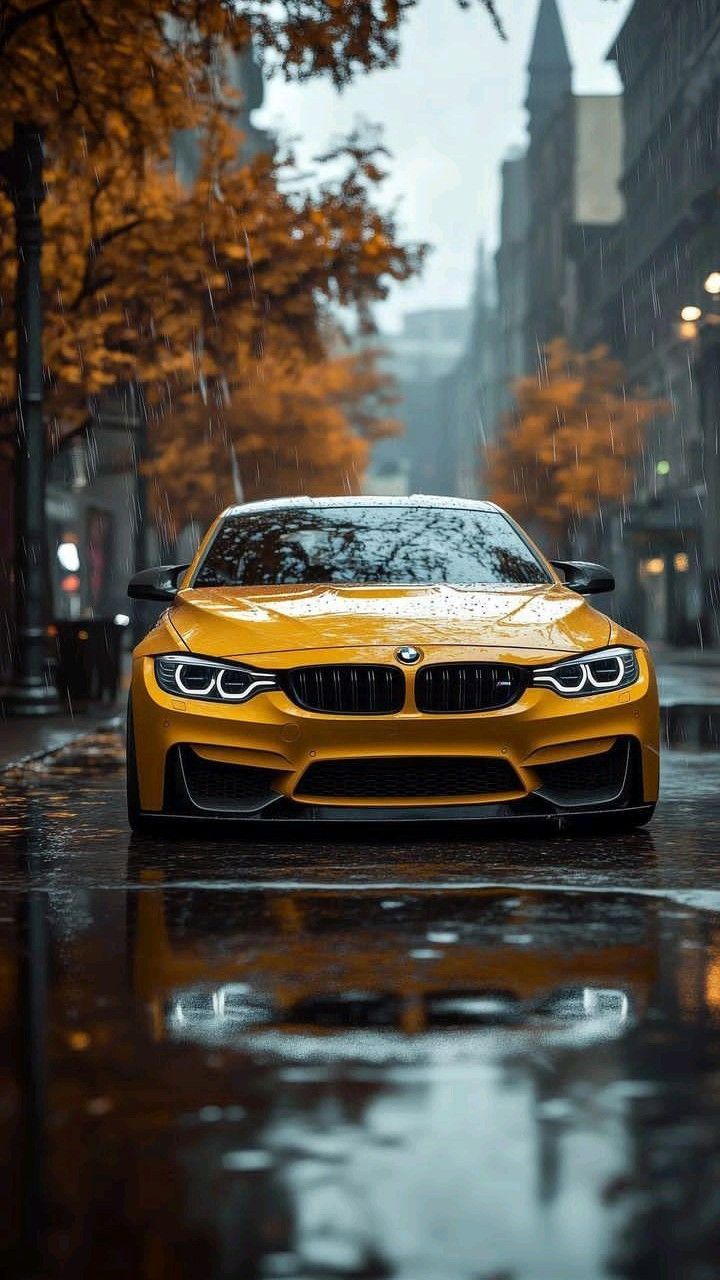 720x1280 BMW Z4 Yellow