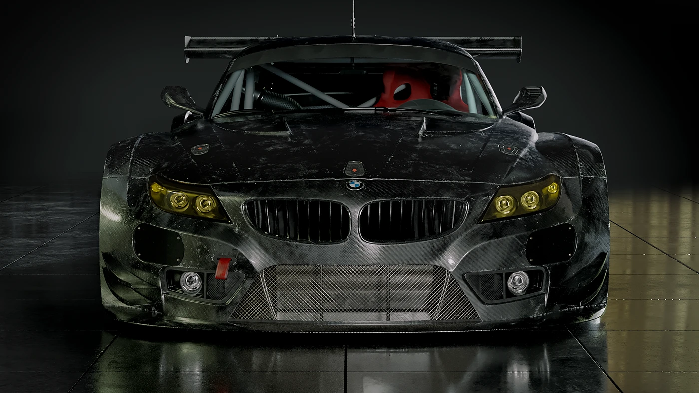 1400x788 BMW Z4 GT3 - Behance