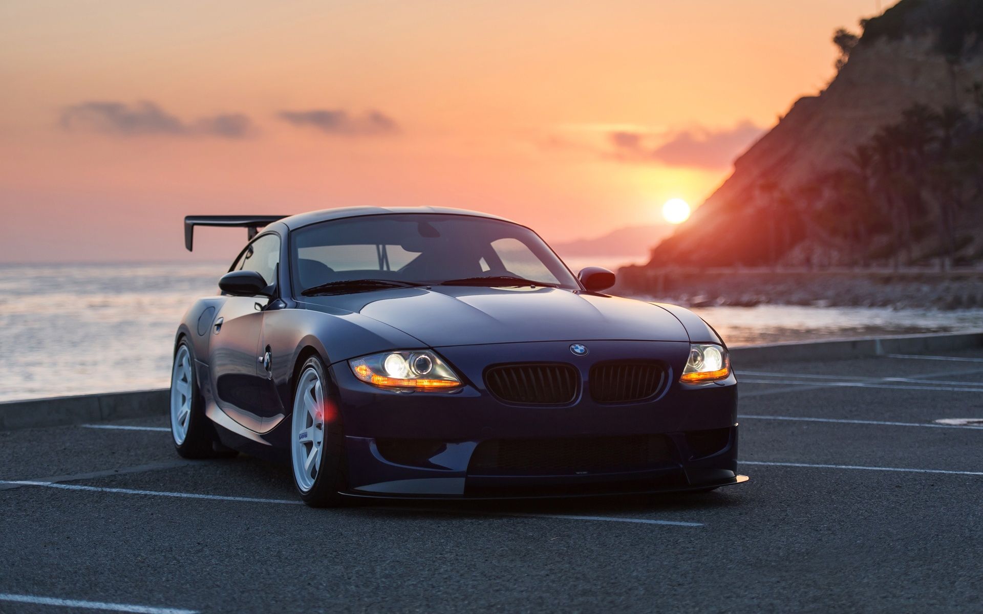 1920x1200 Wallpaper BMW Z4 black car at sunset 1920x1200 Picture, Image