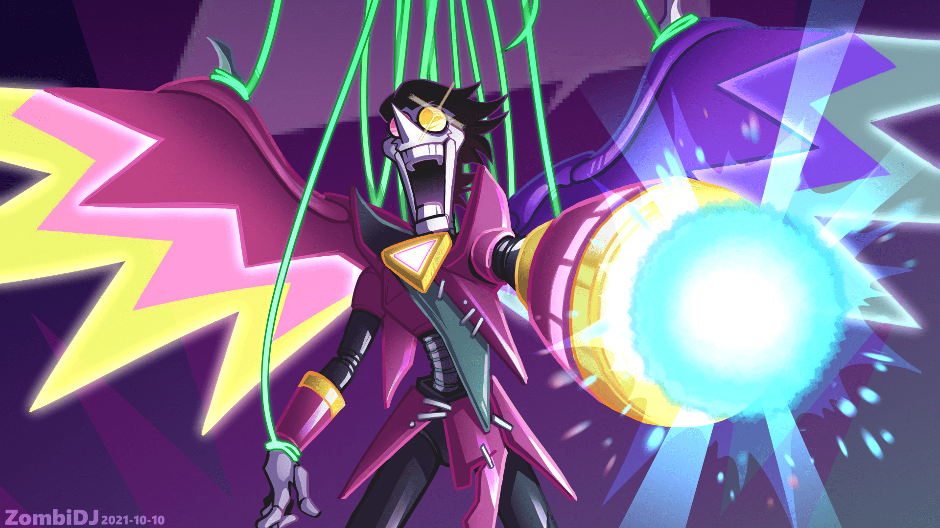 1920x1080 Spamton Neo Wallpaper