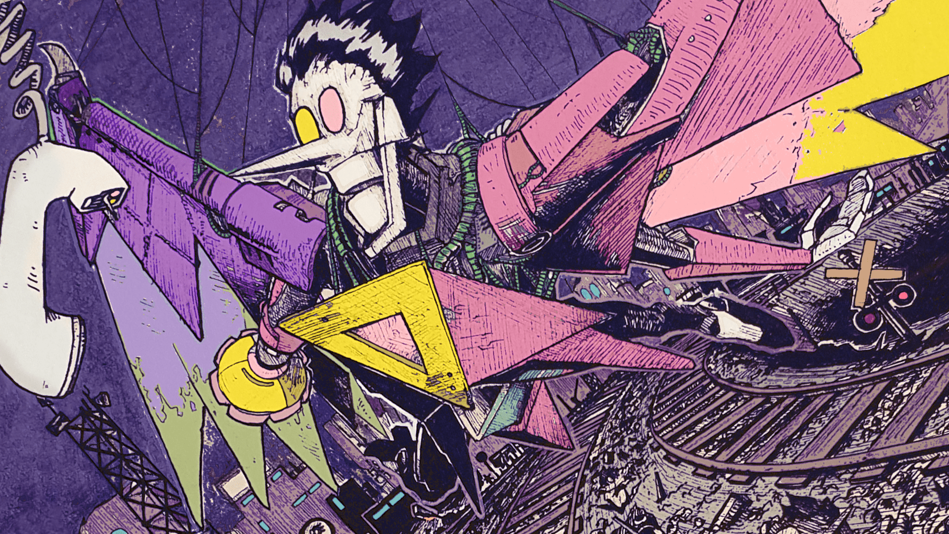 1920x1080 I Colored A Pencil Sketch Of Spamton Neo By U SnookyZun