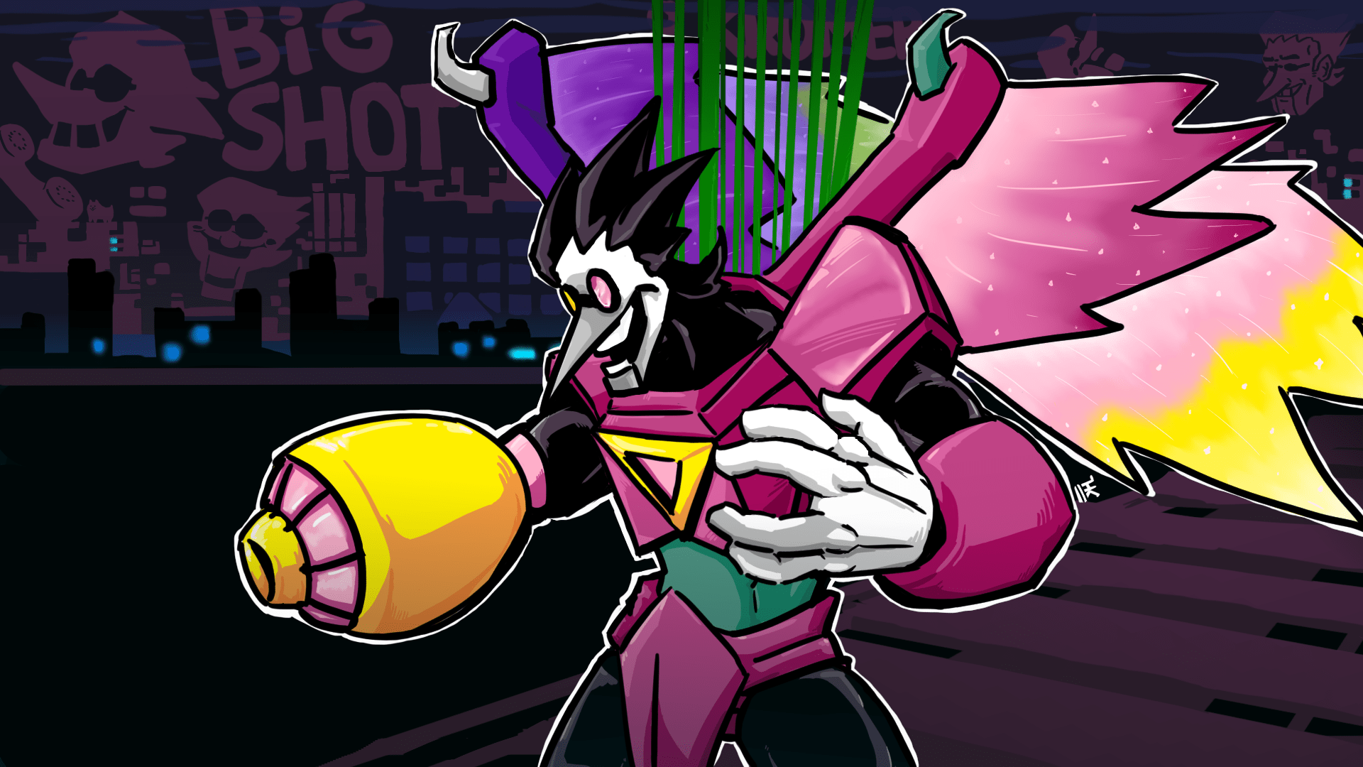 1920x1080 Spamton Wallpaper