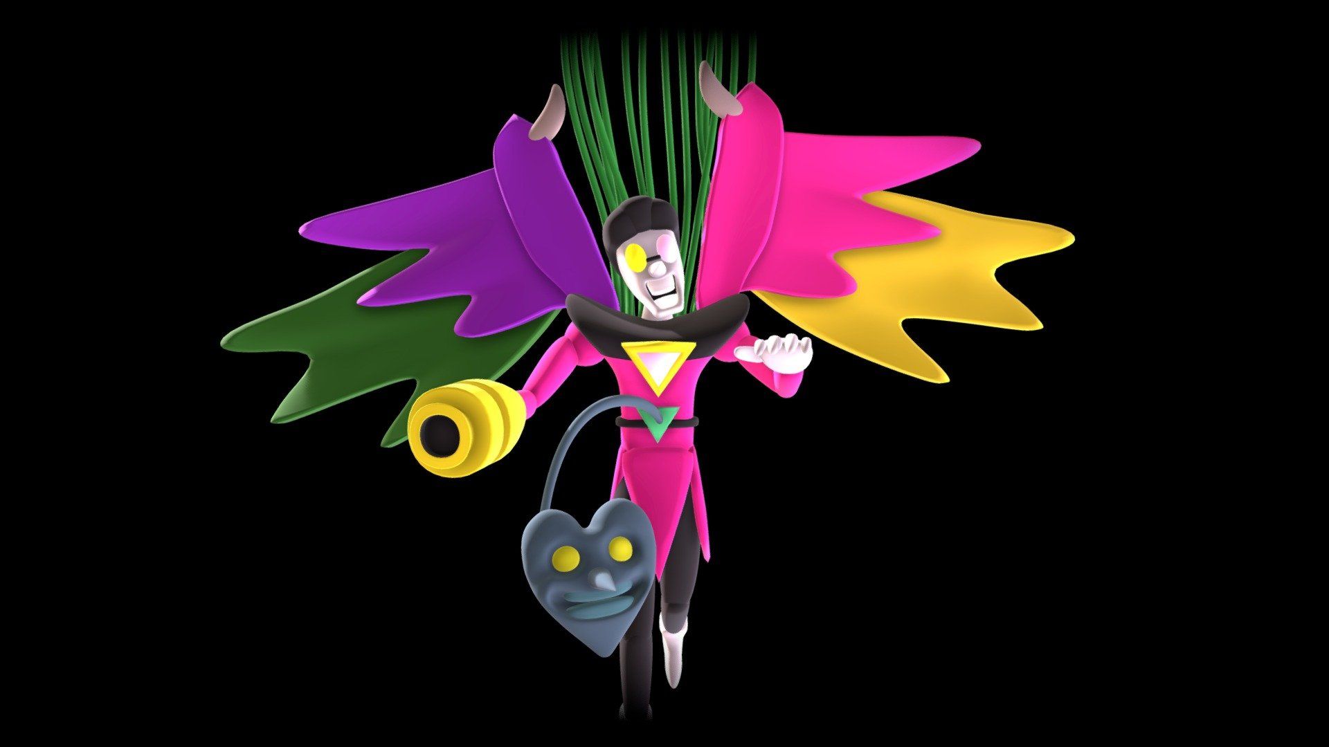 1920x1080 Spamton NEO model by StlMaster [a8485de]