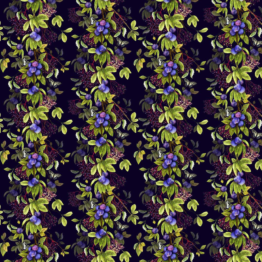1000x1000 Damson by Isabelle Boxall : Wallpaper Direct
