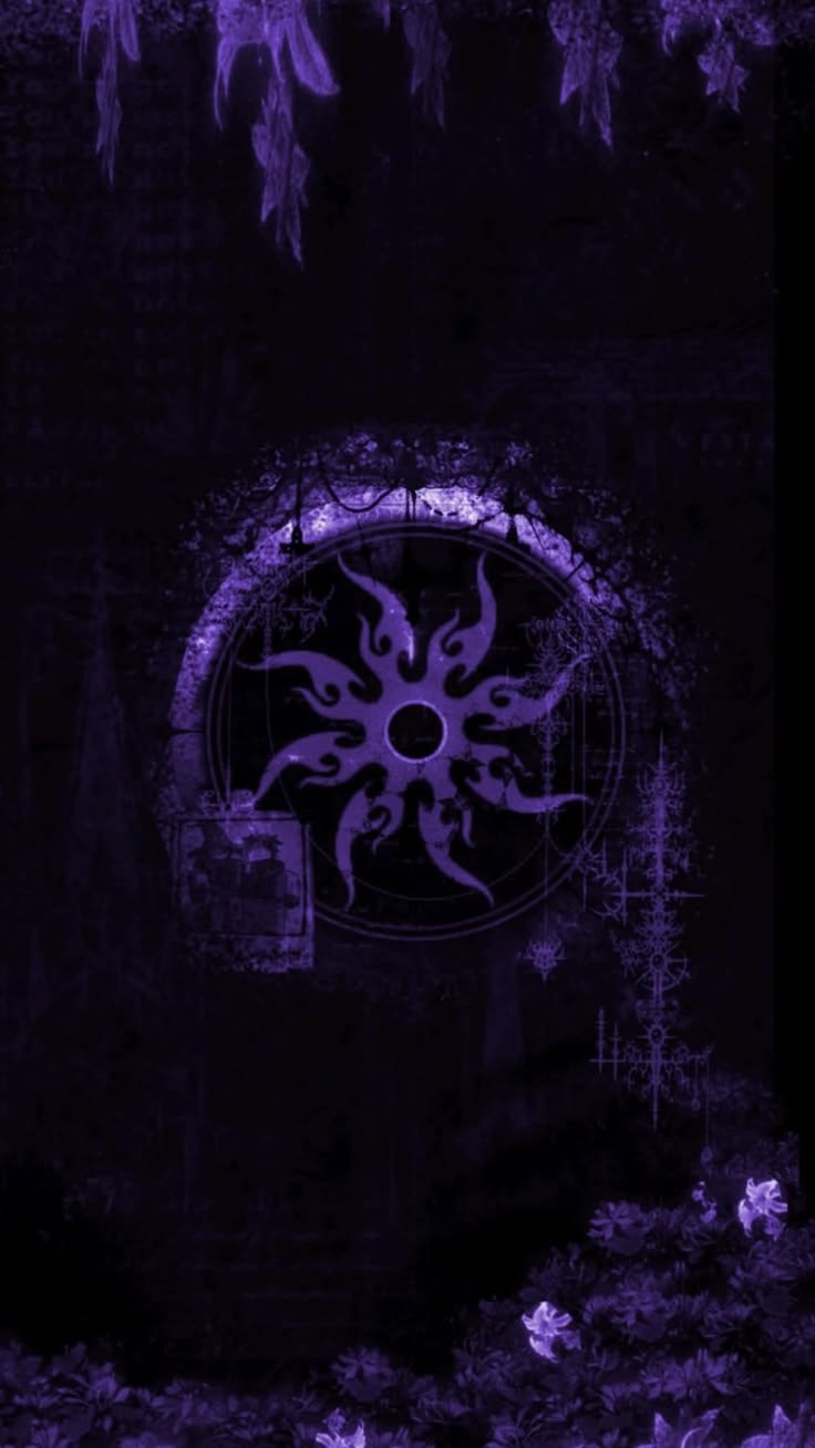 736x1308 Goth astetic picture for lock screen. Wallpaper background purple and black emo, Purple and black
