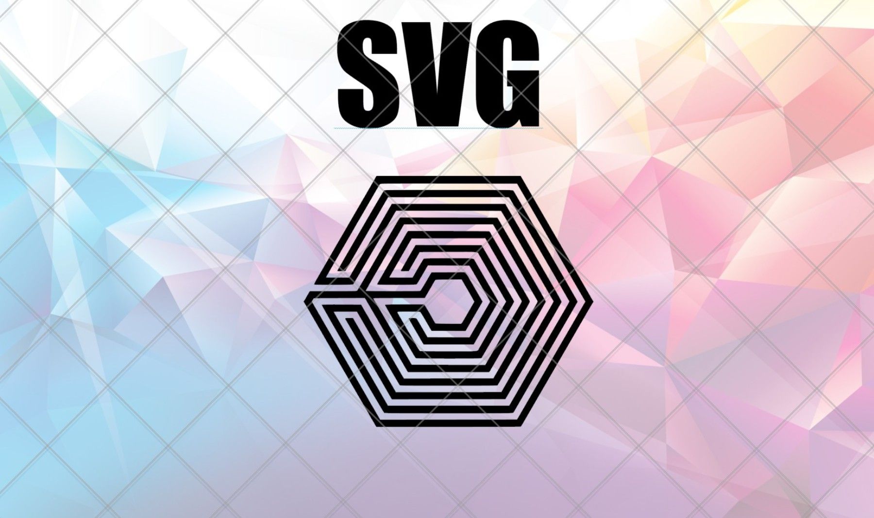 1800x1068 EXO Logo 1 5 Svg File For Cricut & Cameo
