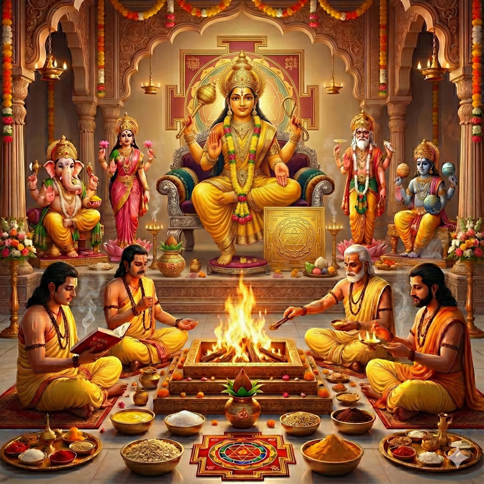 2000x2000 Devi Baglamukhi Puja