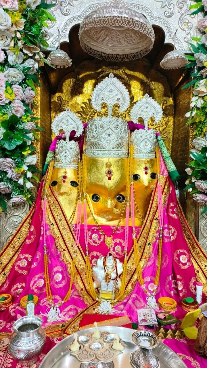 720x1280 maa baglamukhi today's Darshan