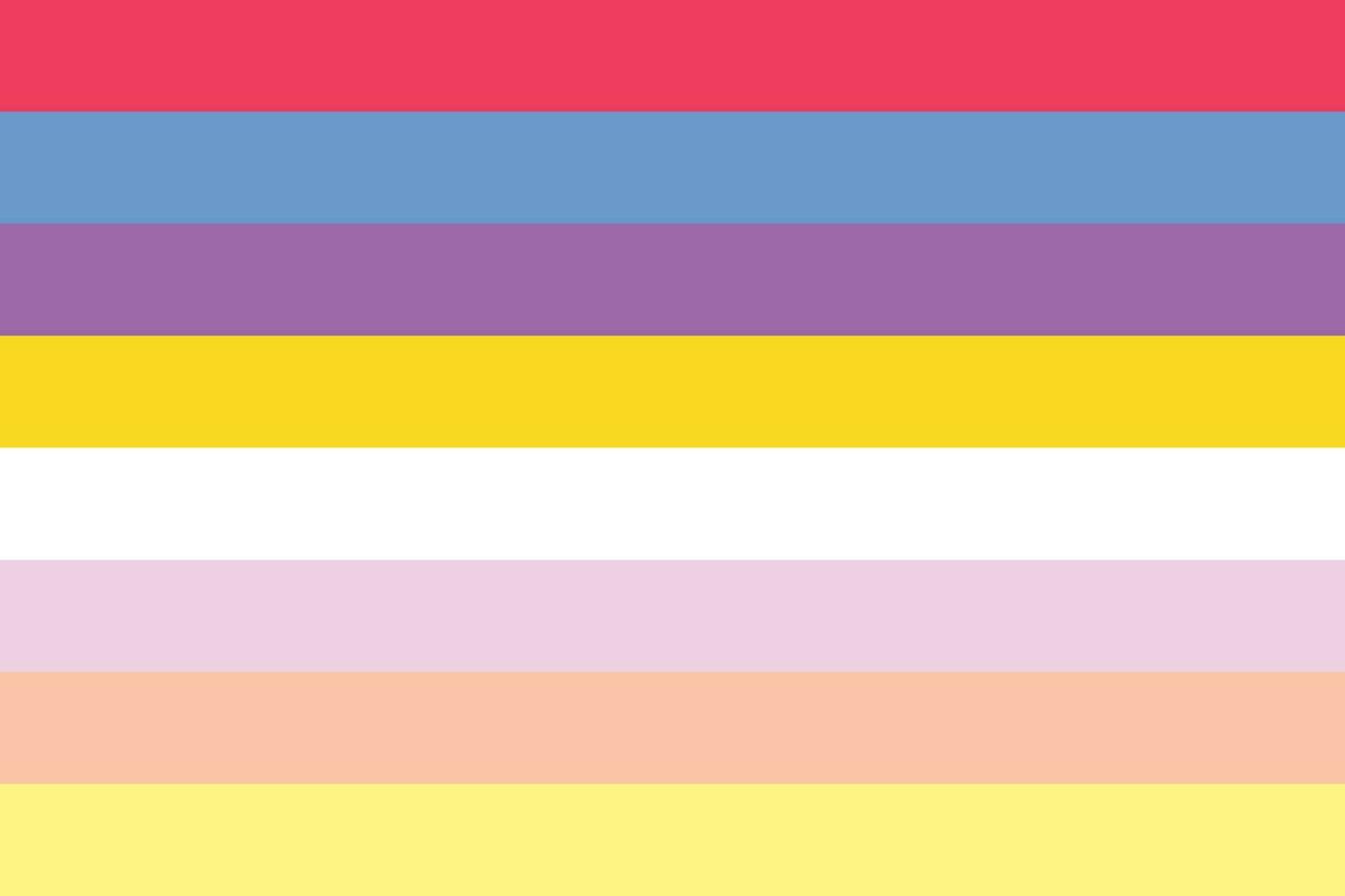 1470x980 Pangender Pride Flag in shape set. LGBTQ flag in shape set