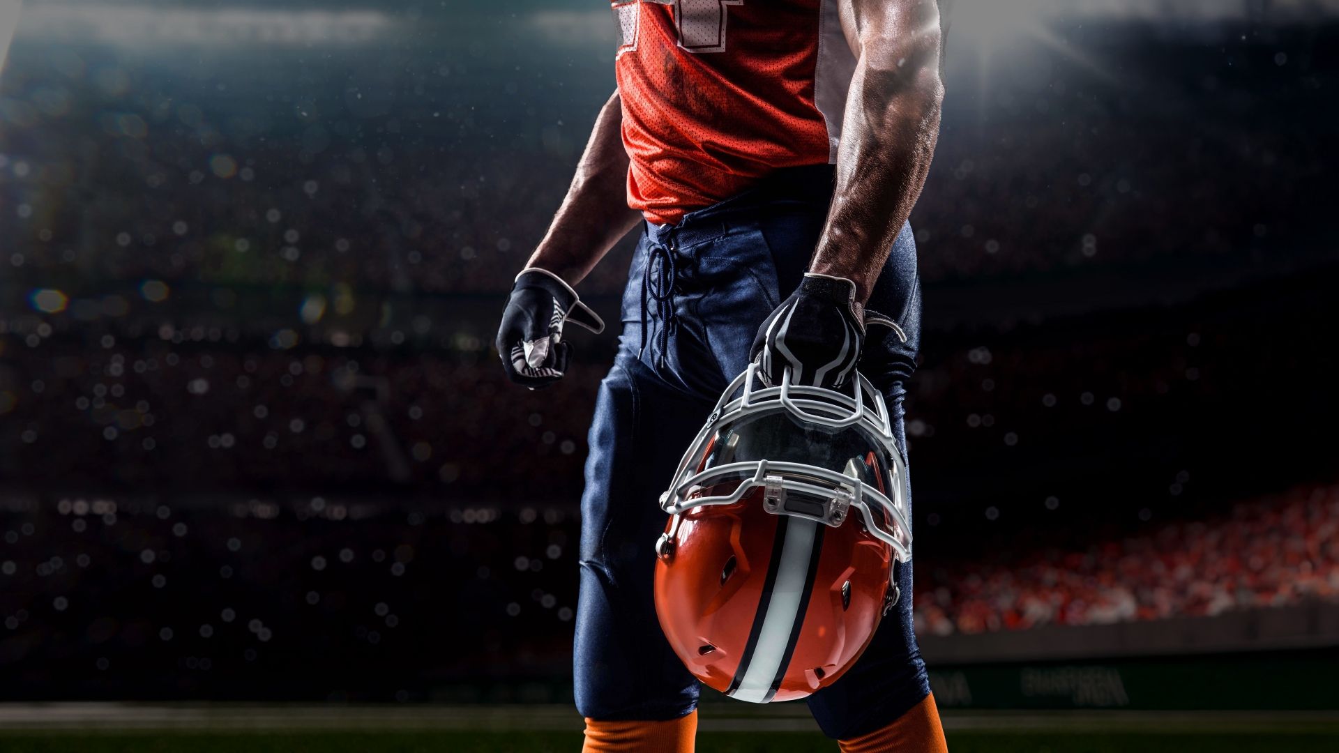 1920x1080 American football player Wallpaper 4K, Helmet, Athlete, Helmet
