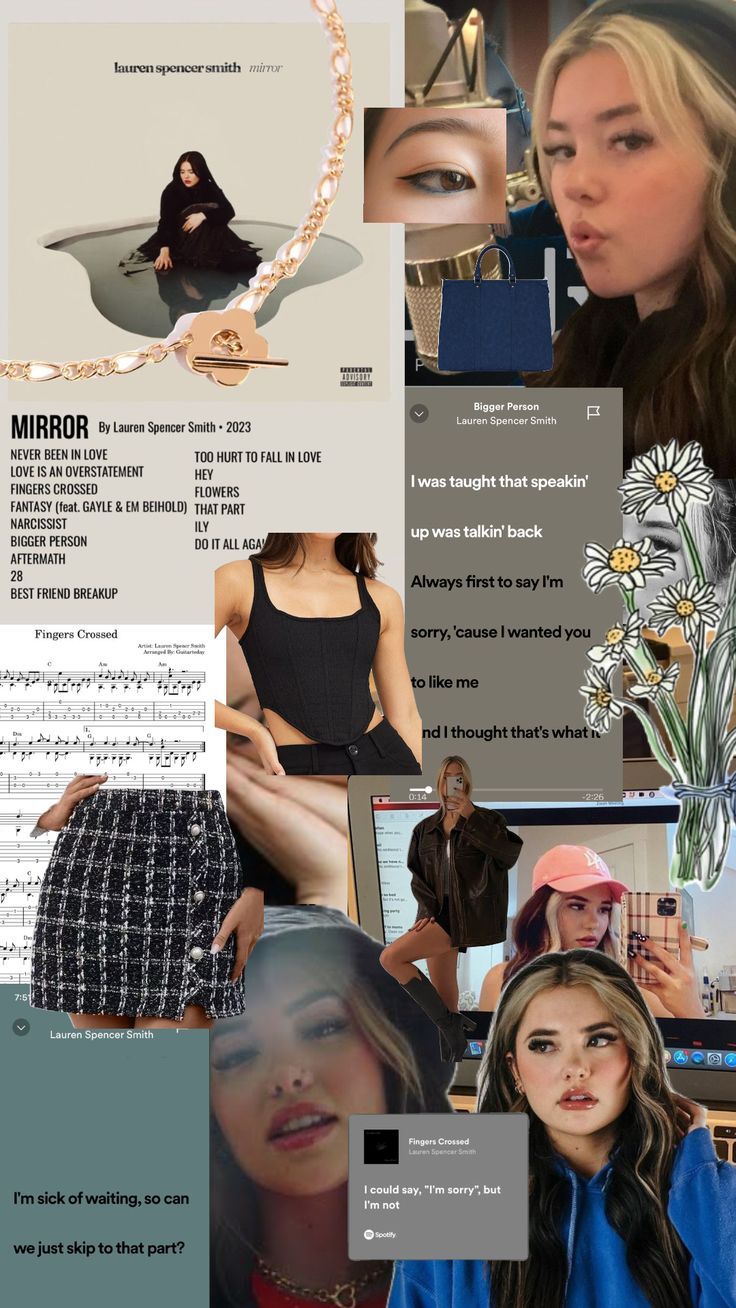 736x1308 Shuffles. Above shoulder length hair, Aesthetic vintage outfits, Lauren spencer smith concert
