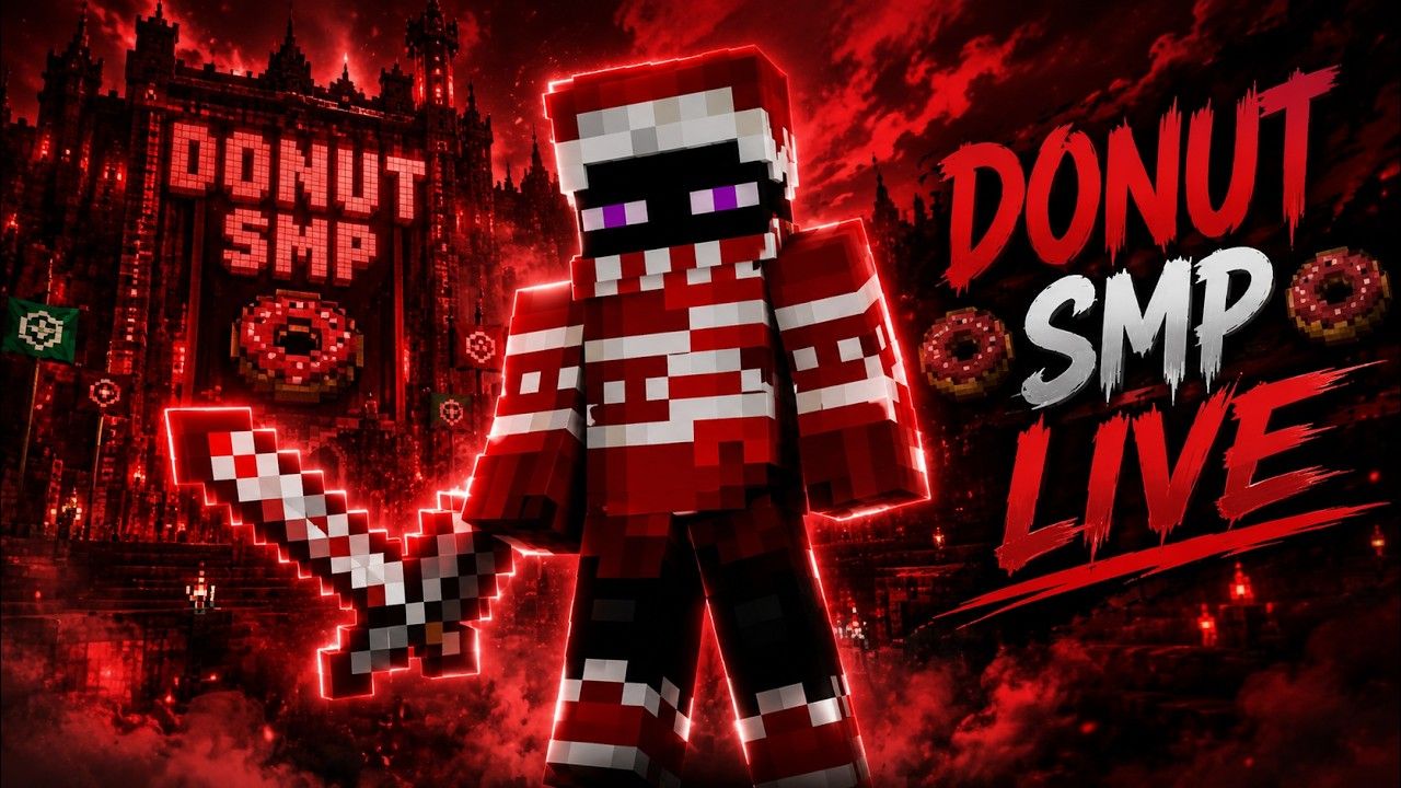 1280x720 Donut SMP 5m per base │ Gambling │ Media │